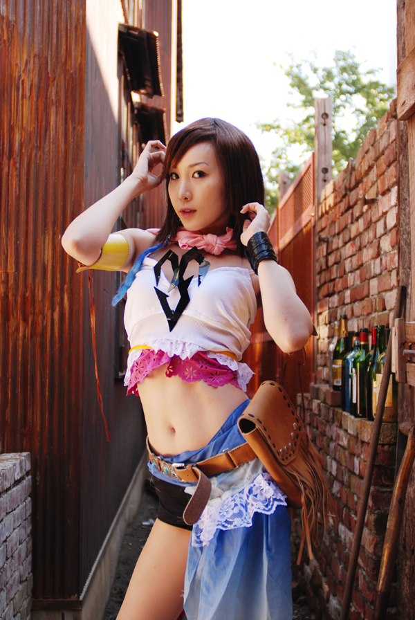 [Cosplay]日本性感制服美女Final Fantasy yunagan1