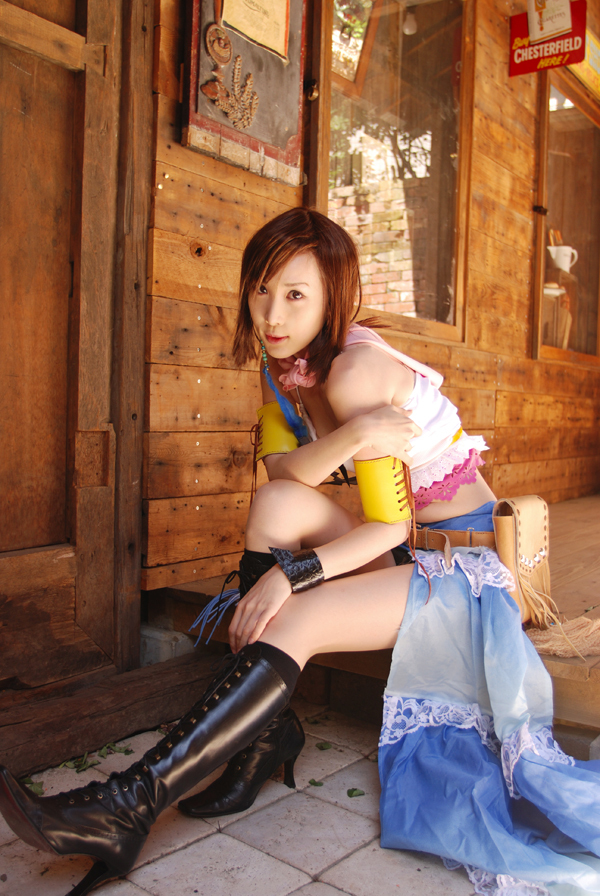 [Cosplay]日本性感制服美女Final Fantasy yunagan1