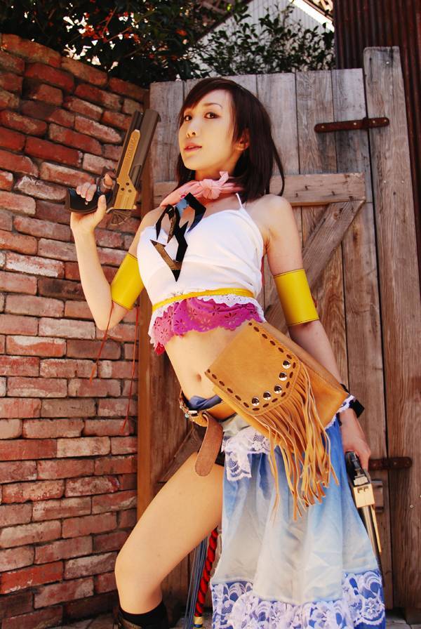 [Cosplay]日本性感制服美女Final Fantasy yunagan1