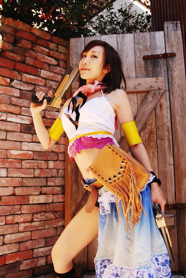 [Cosplay]日本性感制服美女Final Fantasy yunagan1