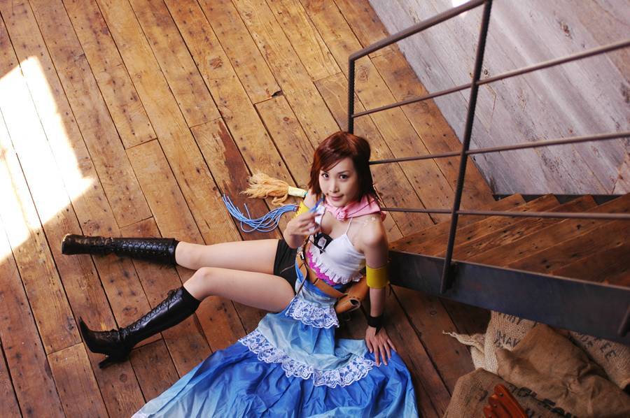 [Cosplay]日本性感制服美女Final Fantasy yunagan1