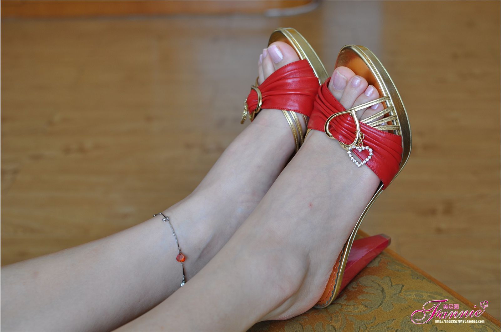 Fannie Fanny HD original picture of colorful series (red sandal 4) no.057