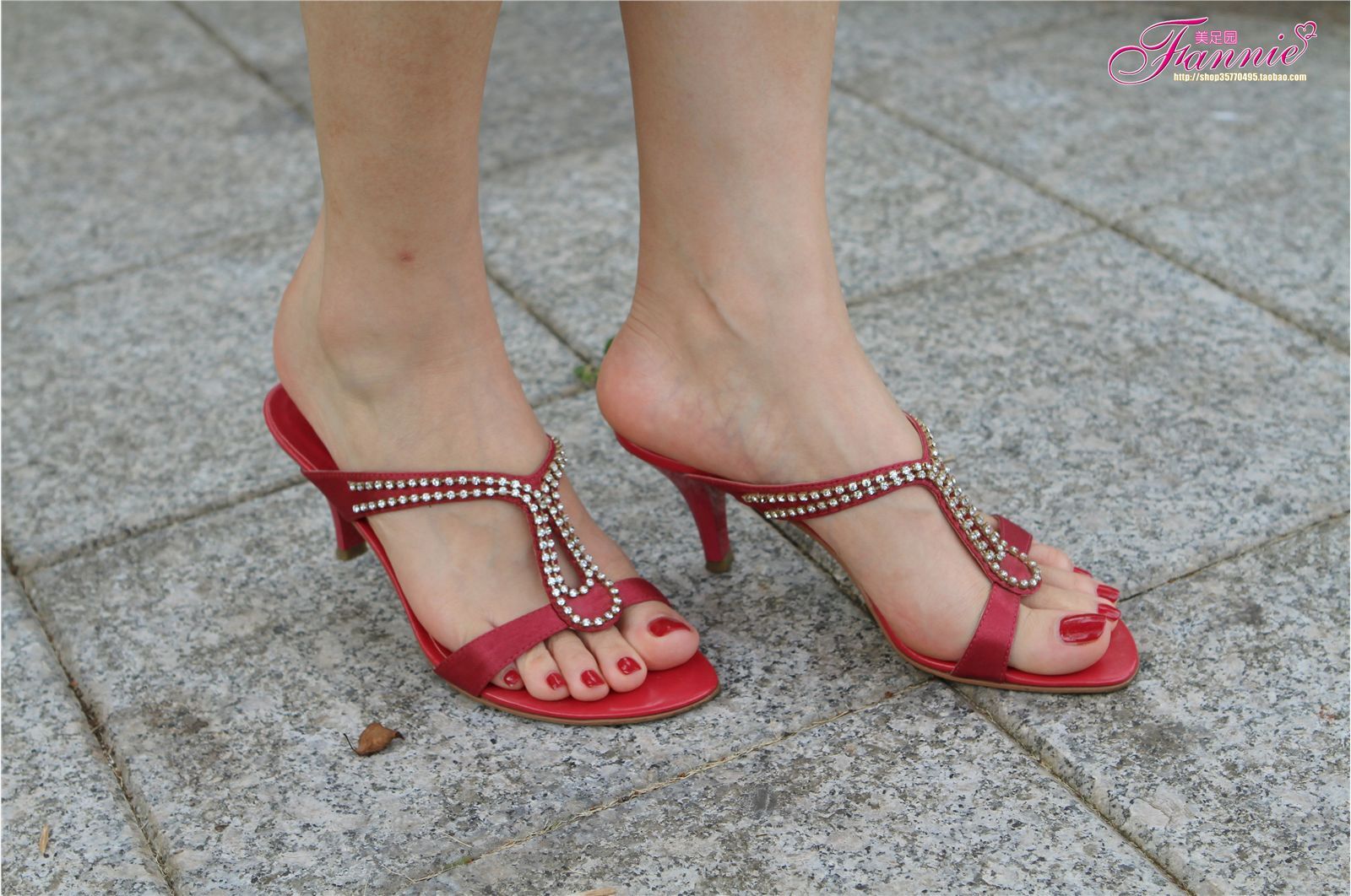 Fannie Fanny HD original picture: red lotus high heel barefoot (2) no.068