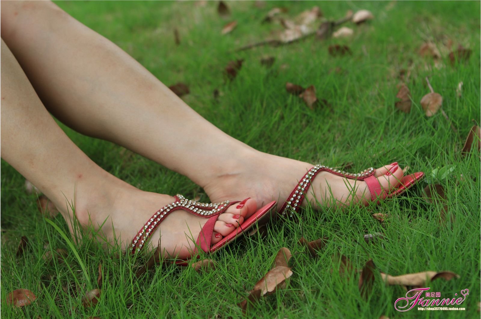 Fannie Fanny HD original picture: red lotus high heel barefoot (2) no.068