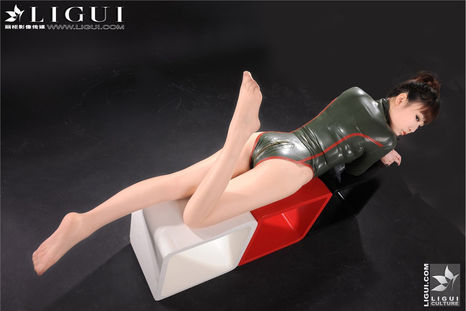 新款性感女軍服 Model - 文静 下 [Ligui]丽柜丝袜
