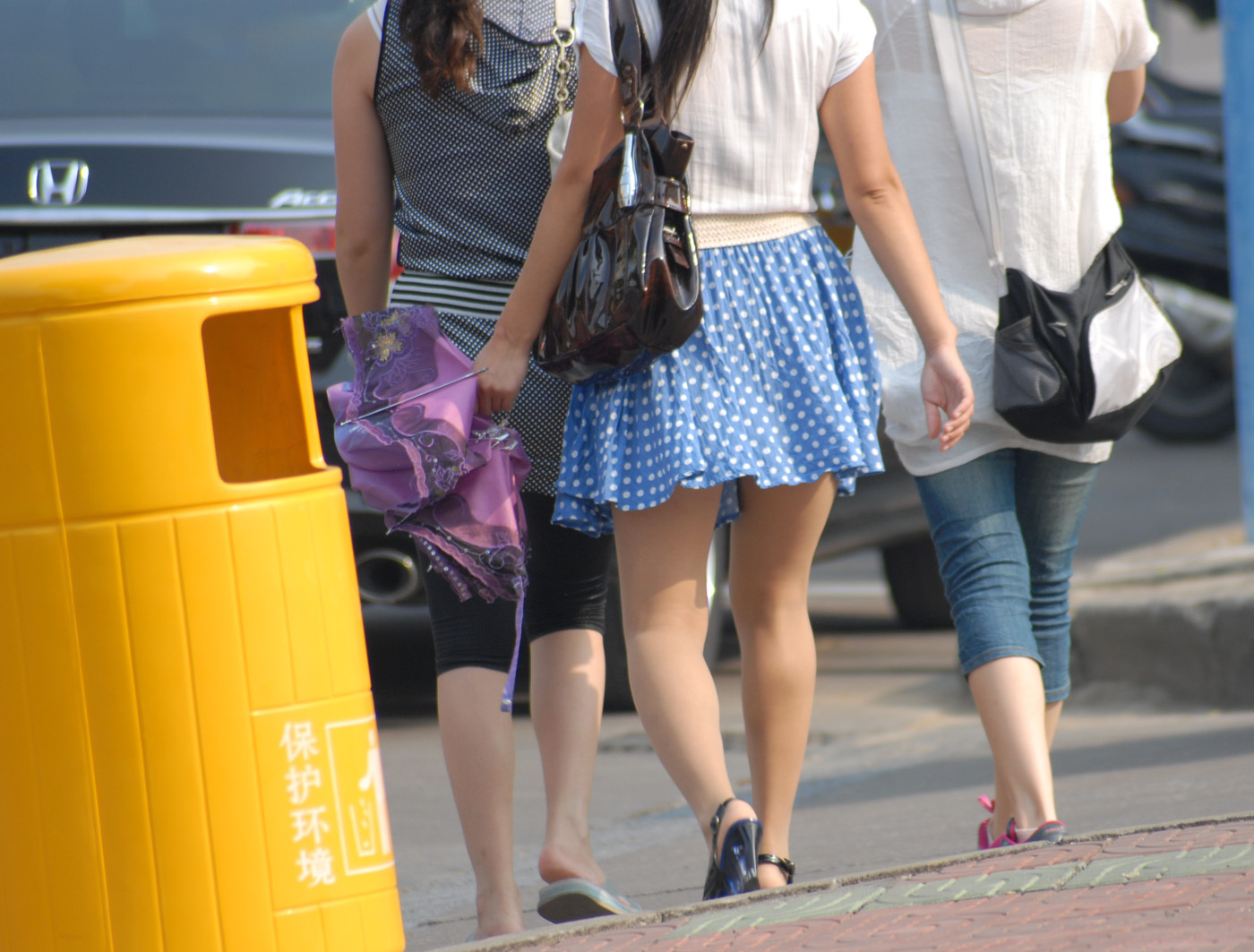 [outdoor Street Photo] on August 5, 2013, I followed her for a long time and finally showed up