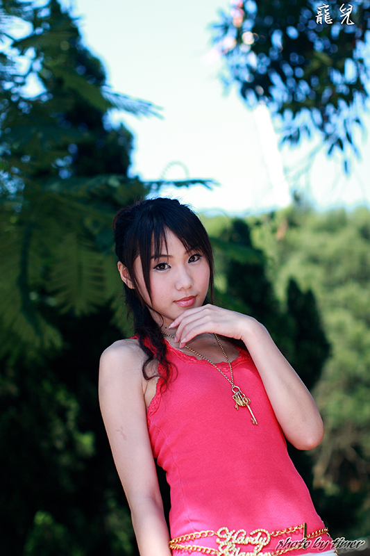 Taiwan girl Weixi - outside the east gate of Hsinchu