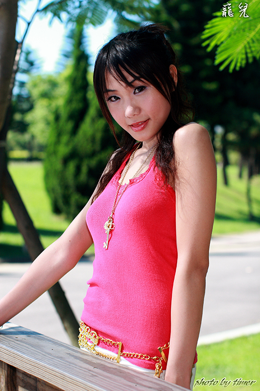 Taiwan girl Weixi - outside the east gate of Hsinchu