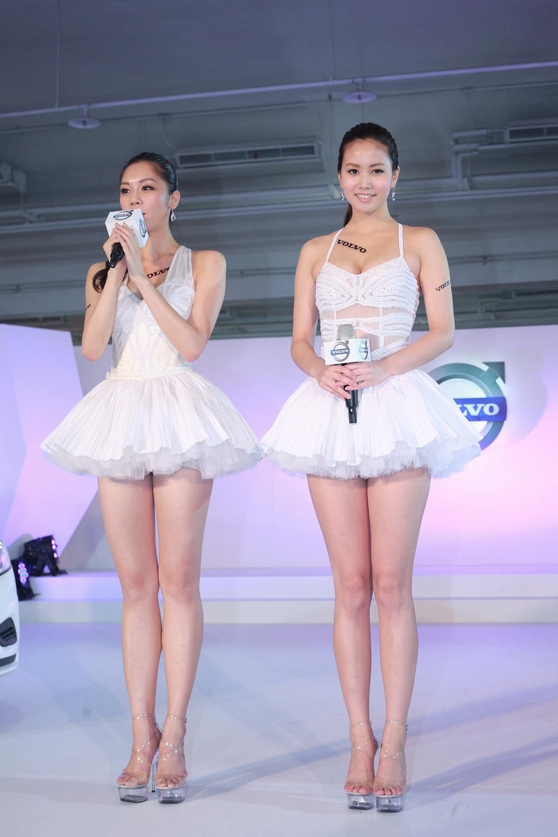 Philips top quality beauty cross dressing party 2013 Tainan international new car show