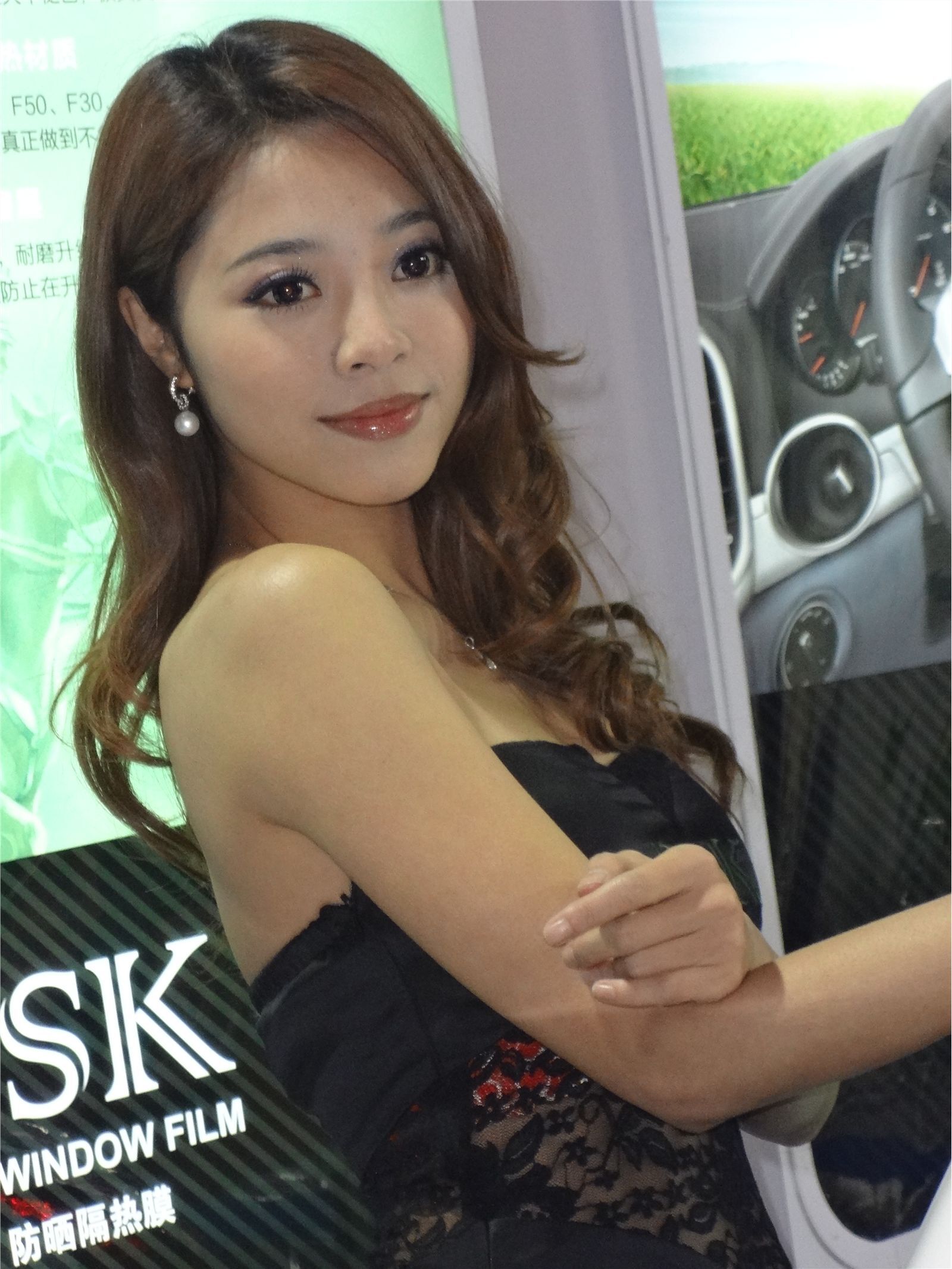 No232012 Guangzhou refitting auto show model domestic beauty model