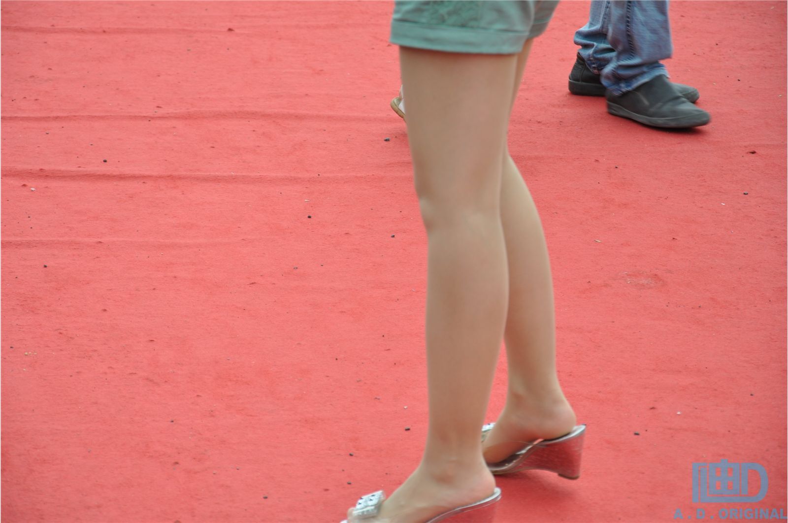 Photo of leg beauty of domestic models in the second season of Changchun Auto Show