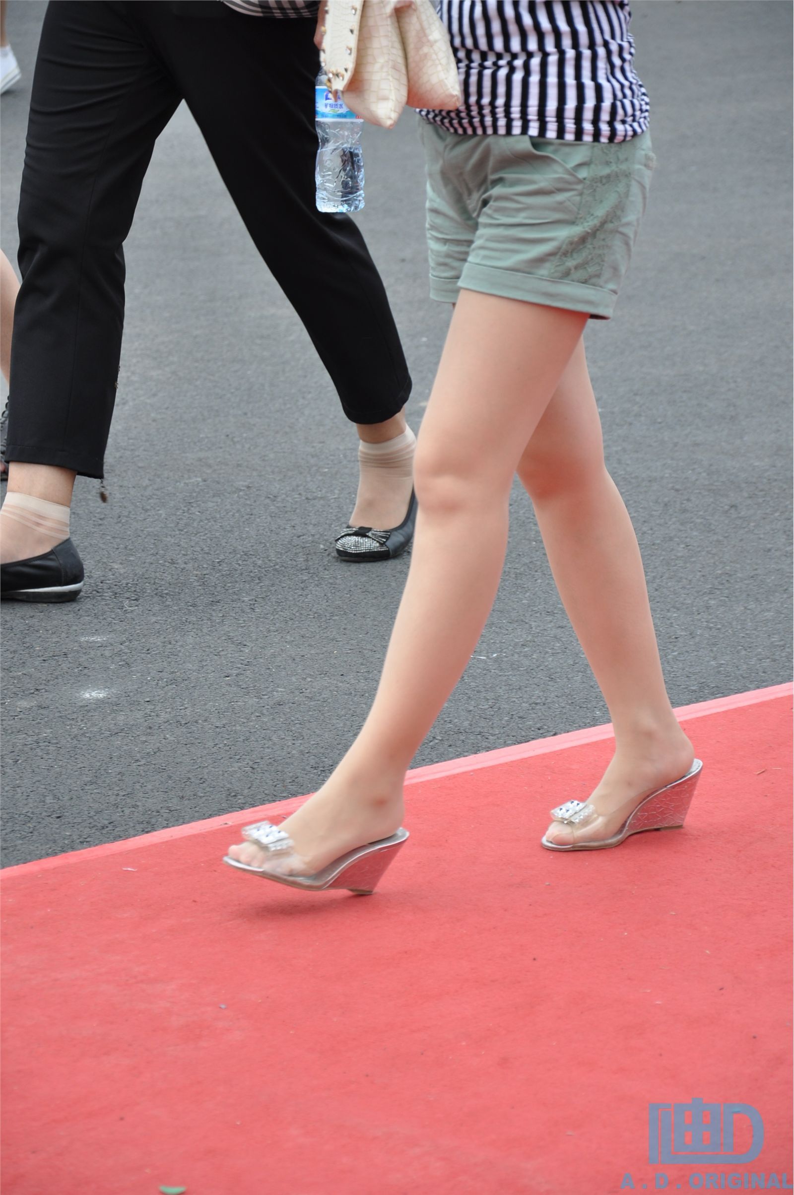 Photo of leg beauty of domestic models in the second season of Changchun Auto Show