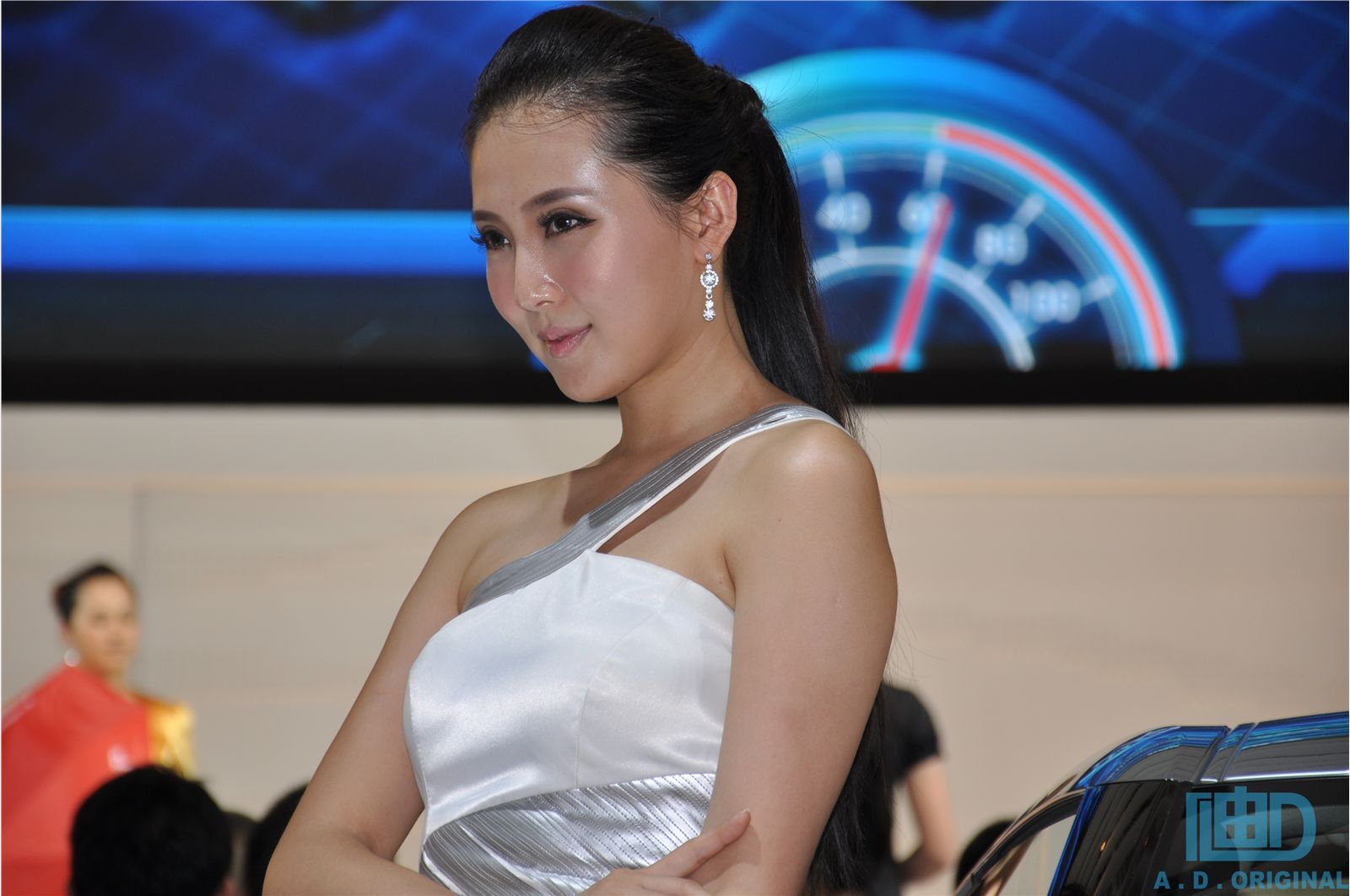 Photo of leg beauty of domestic models in the second season of Changchun Auto Show