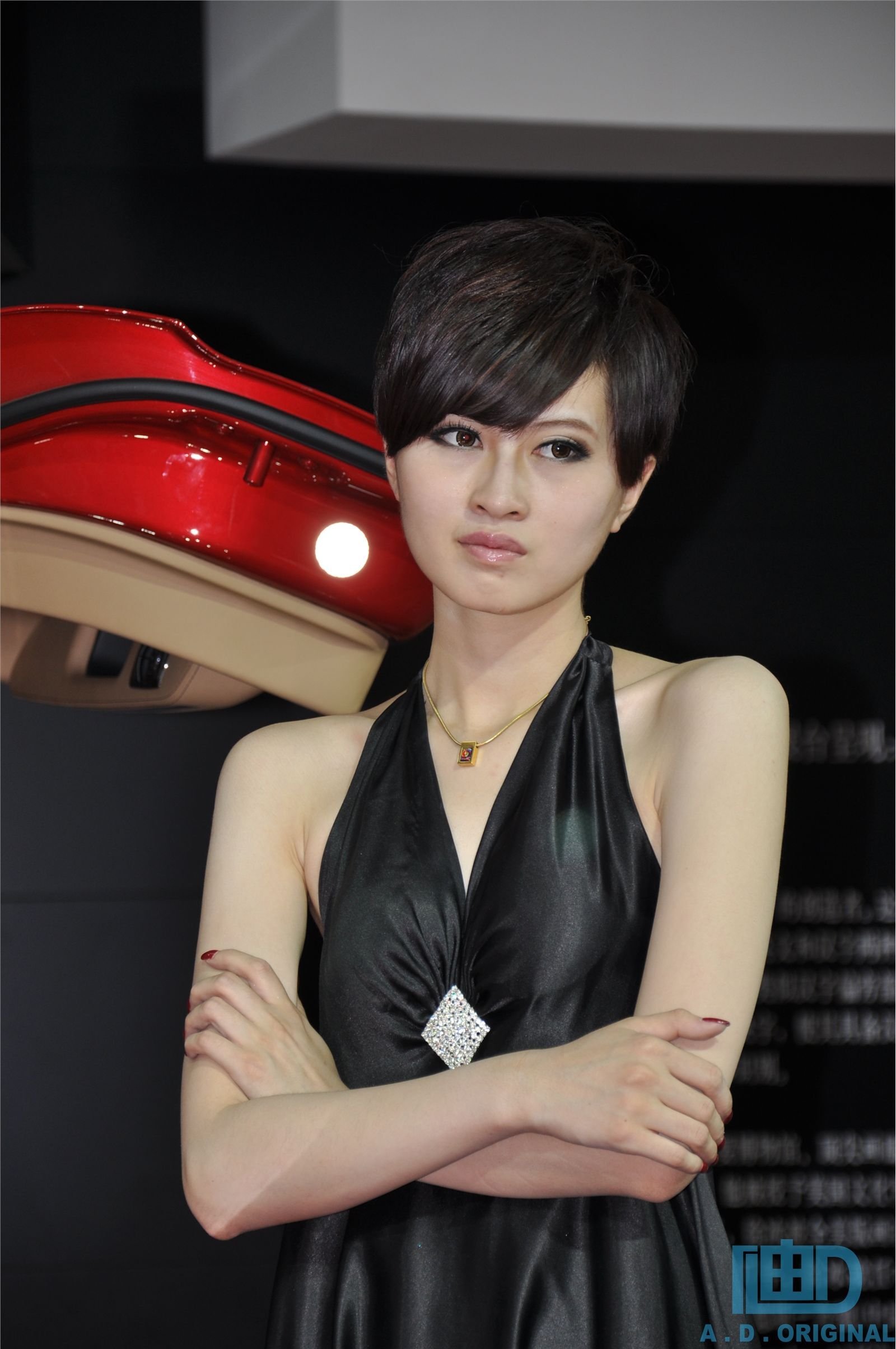 Photo of leg beauty of domestic models in the second season of Changchun Auto Show