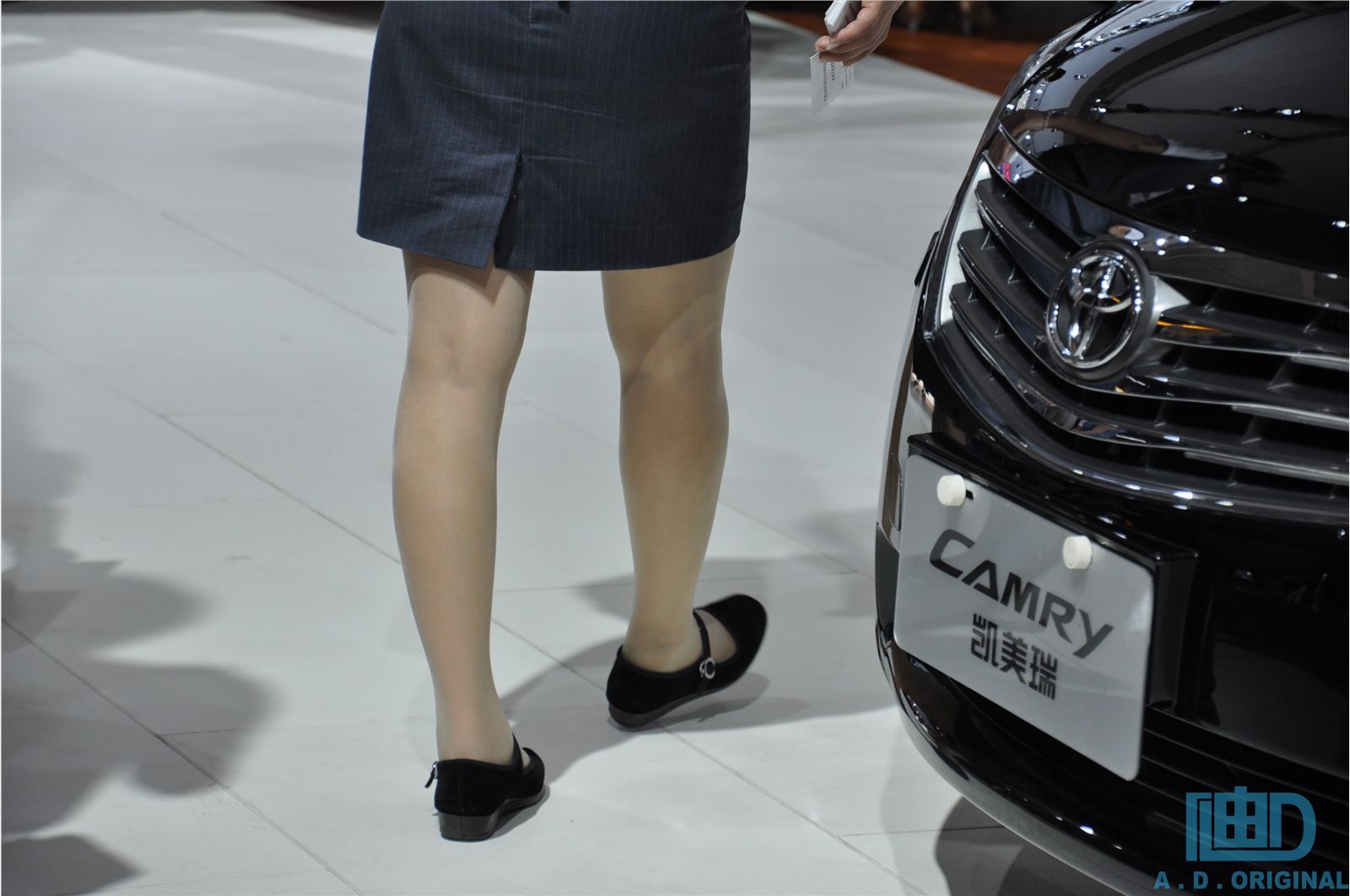 Photo of leg beauty of domestic models in the second season of Changchun Auto Show