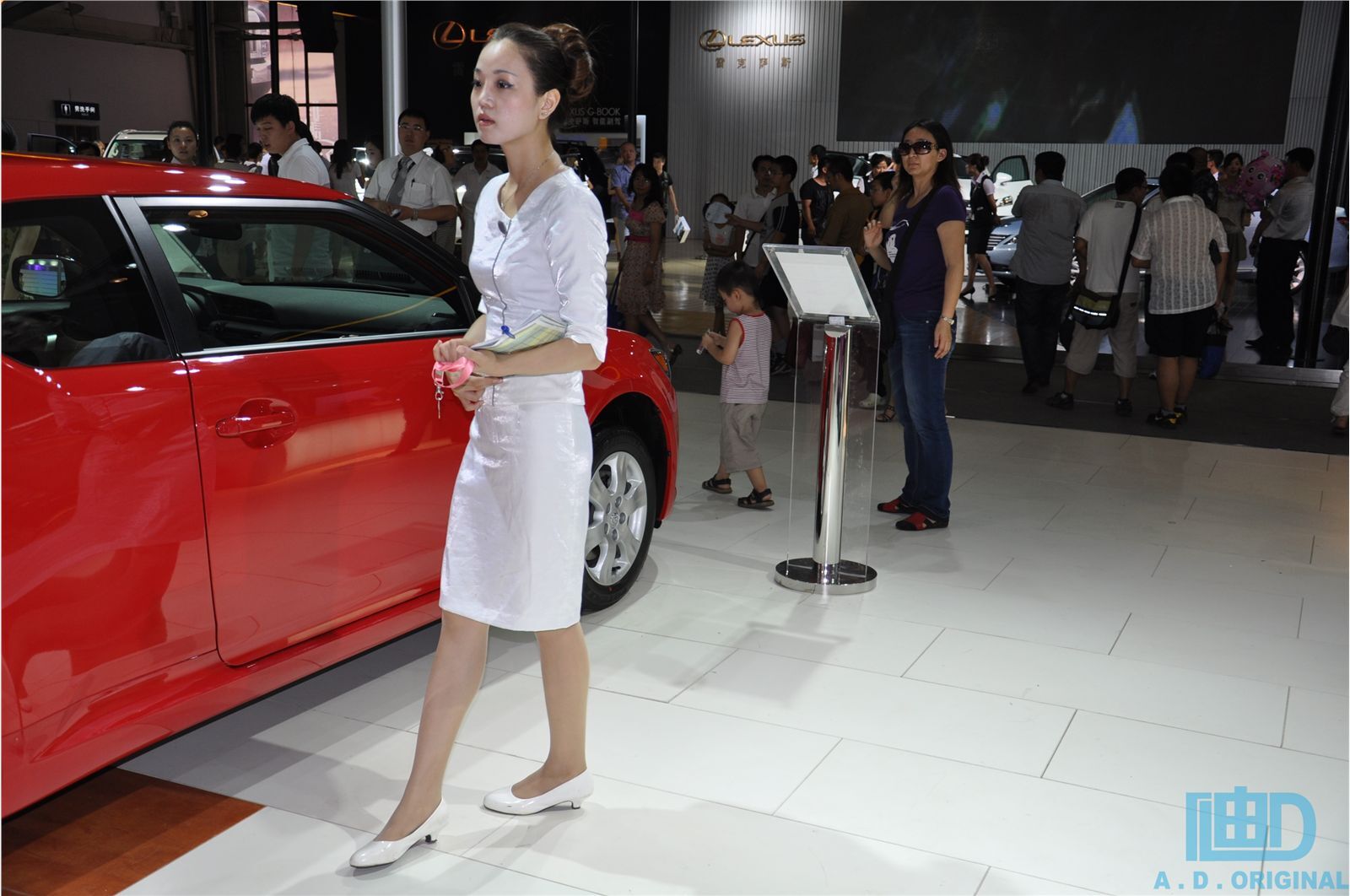 Photo of leg beauty of domestic models in the second season of Changchun Auto Show