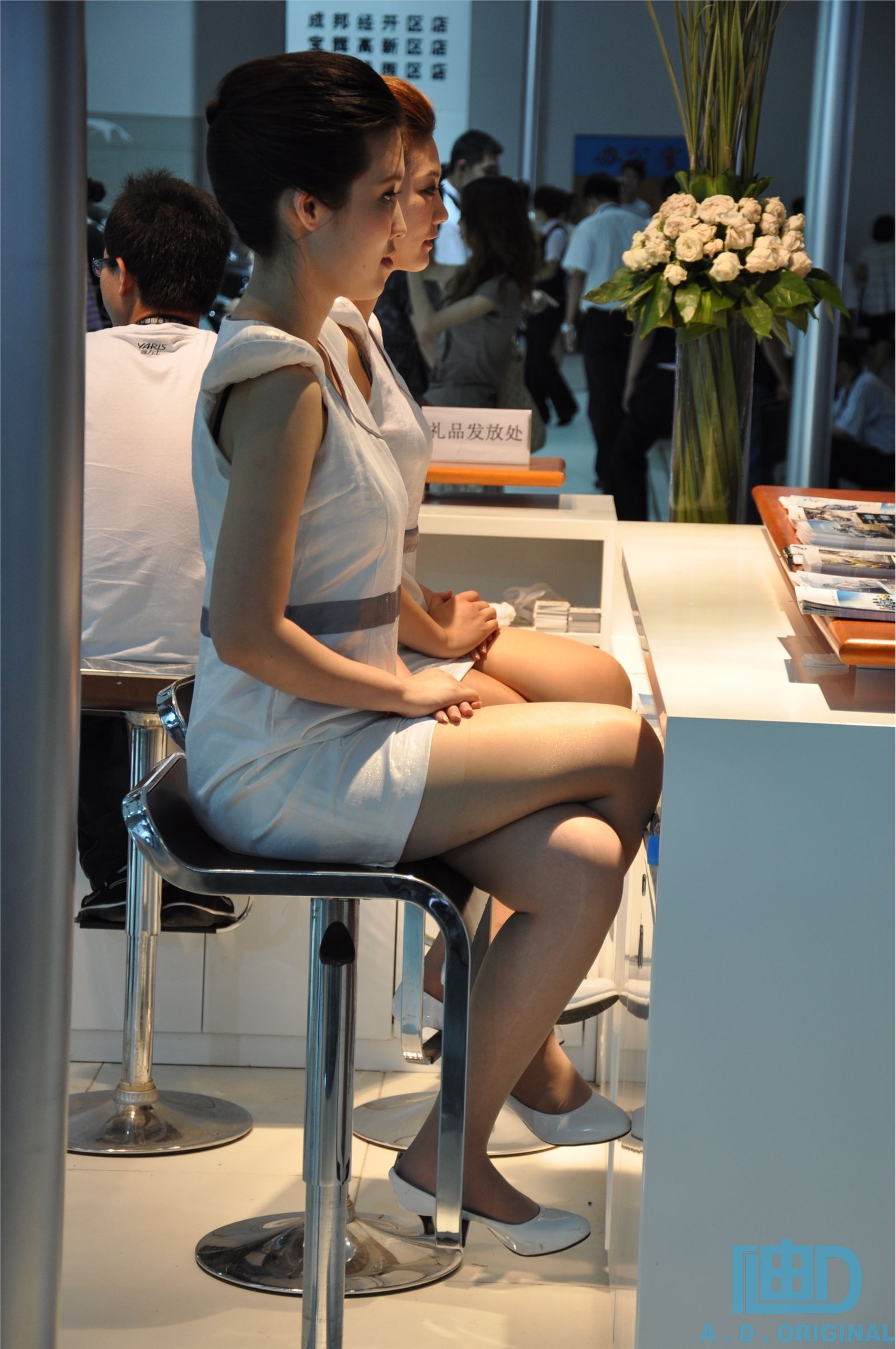 Photo of leg beauty of domestic models in the second season of Changchun Auto Show