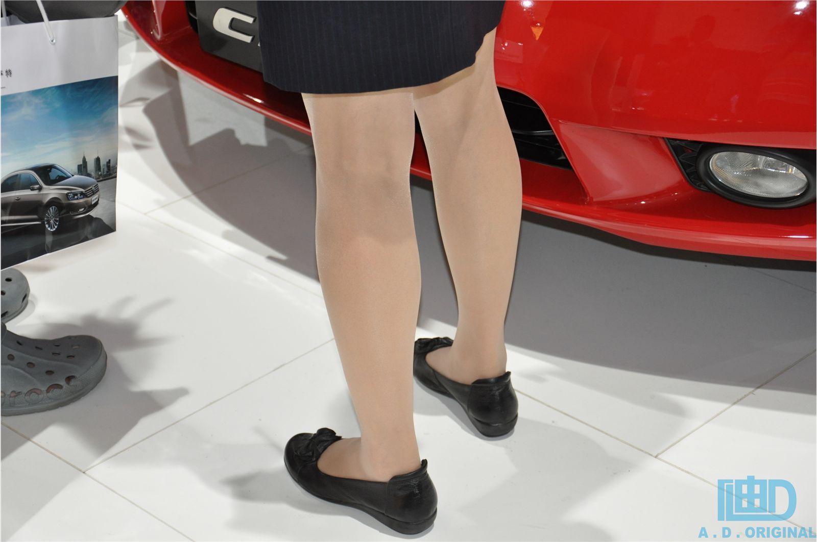 Photo of leg beauty of domestic models in the second season of Changchun Auto Show