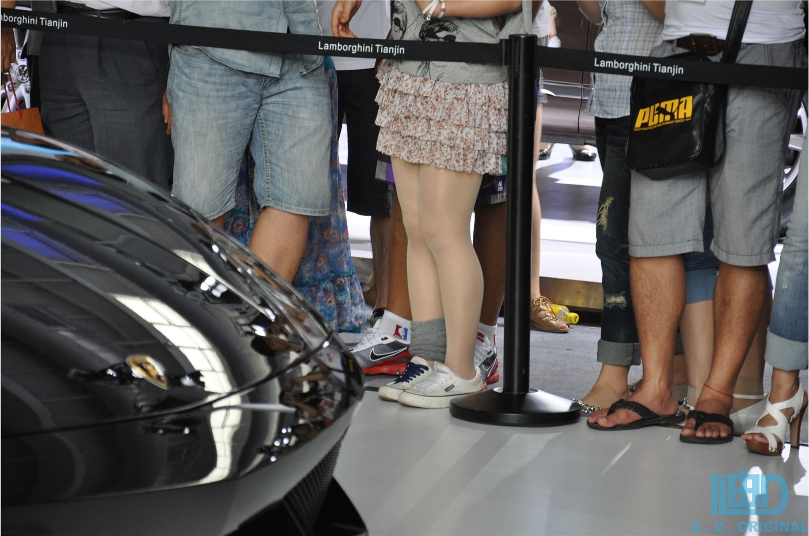 Photo of leg beauty of domestic models in the second season of Changchun Auto Show