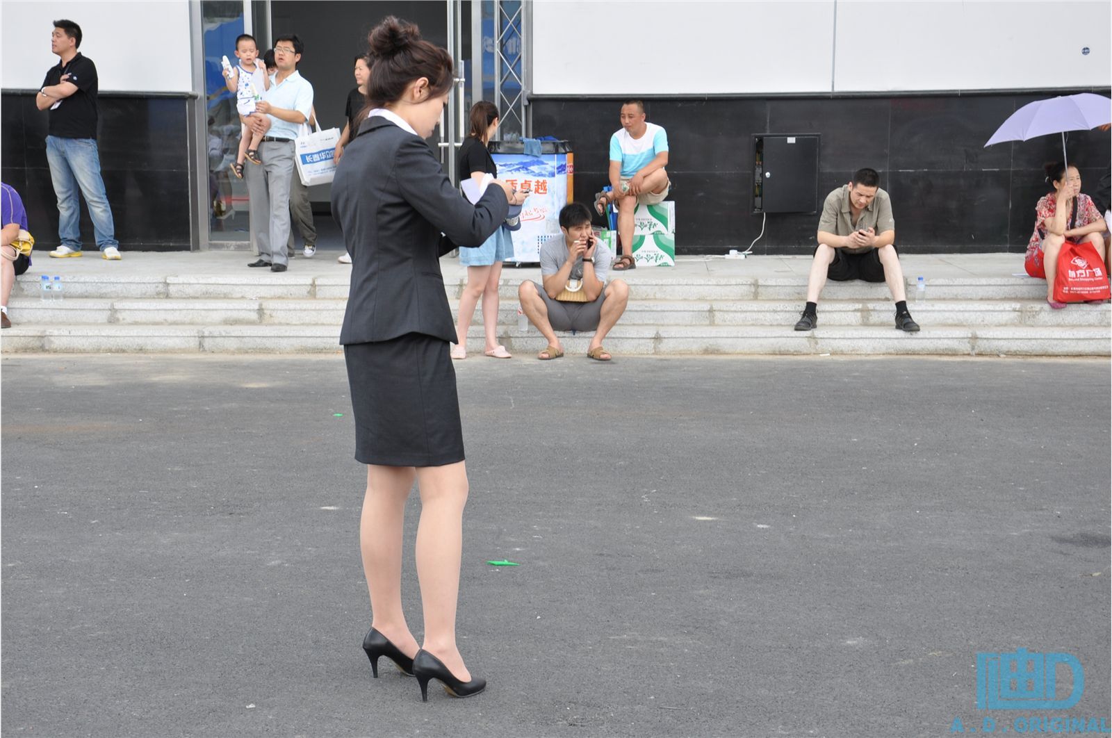 Photo of leg beauty of domestic models in the second season of Changchun Auto Show