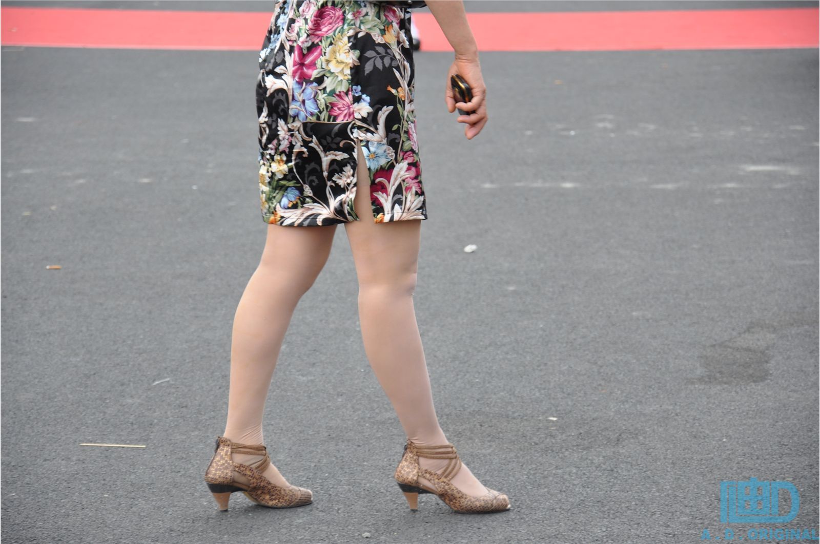 Photo of leg beauty of domestic models in the second season of Changchun Auto Show