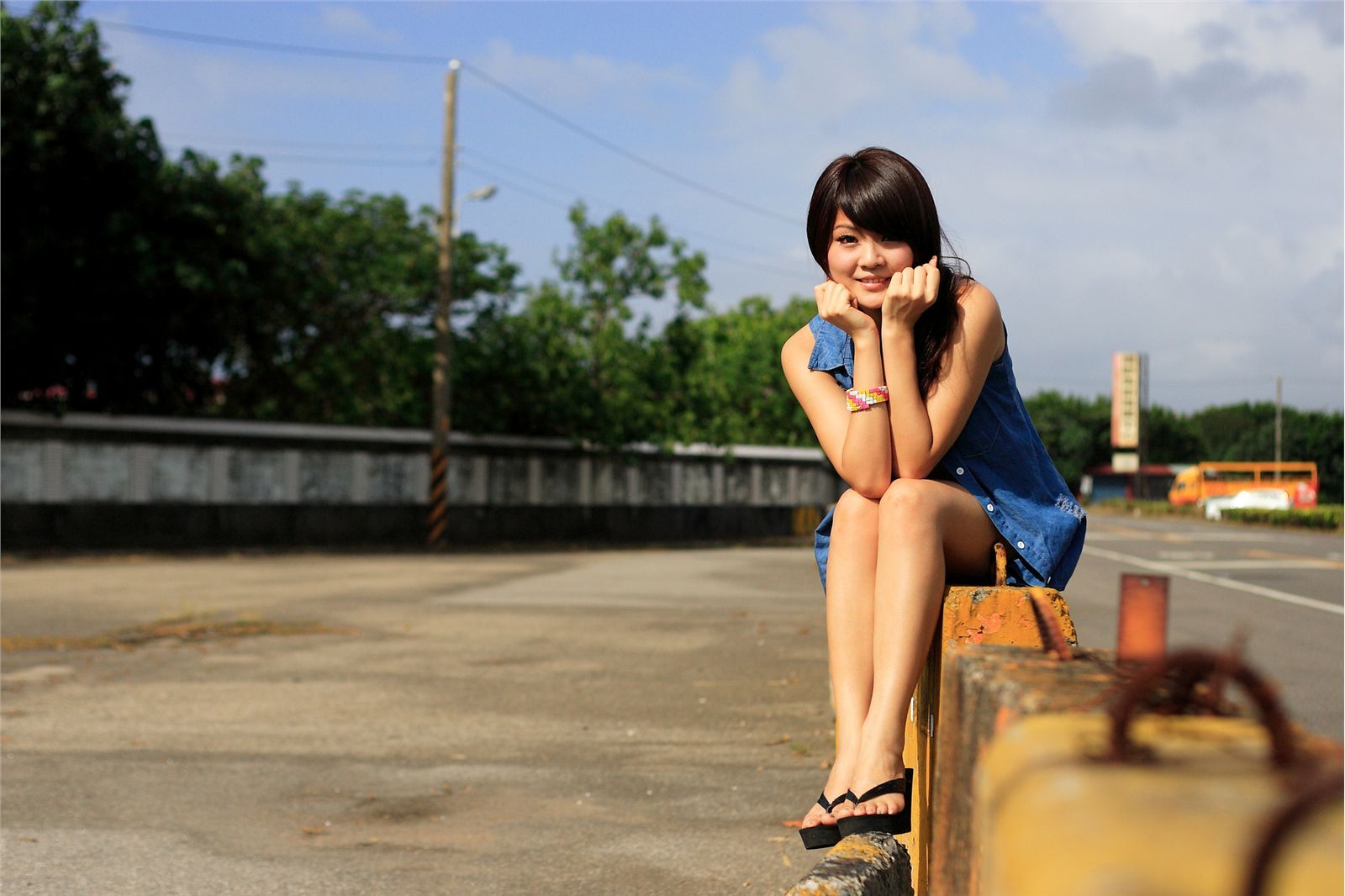 2012廷廷夕陽壓光@沙崙海水浴場　国产写真美女唯美图片