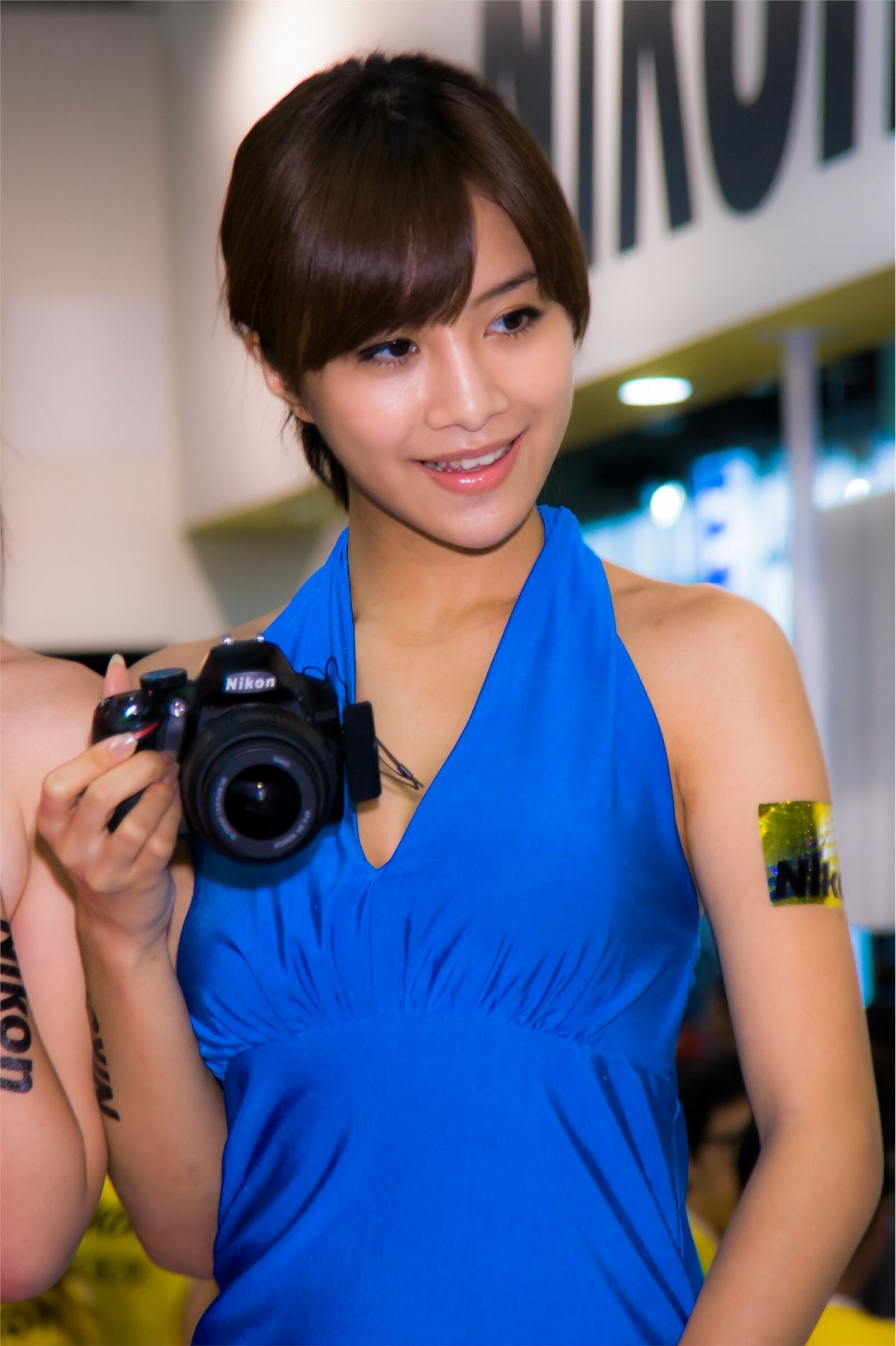 Pictures of domestic models and beauties in 2012 Taipei international digital photography equipment and image exhibition