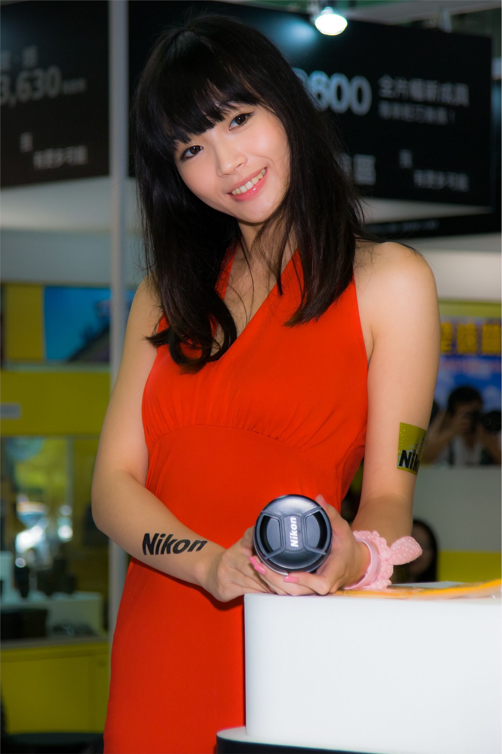 Pictures of domestic models and beauties in 2012 Taipei international digital photography equipment and image exhibition