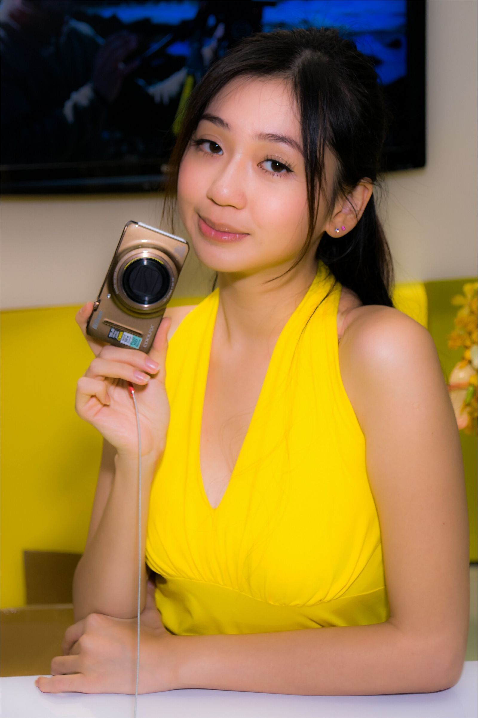 Pictures of domestic models and beauties in 2012 Taipei international digital photography equipment and image exhibition
