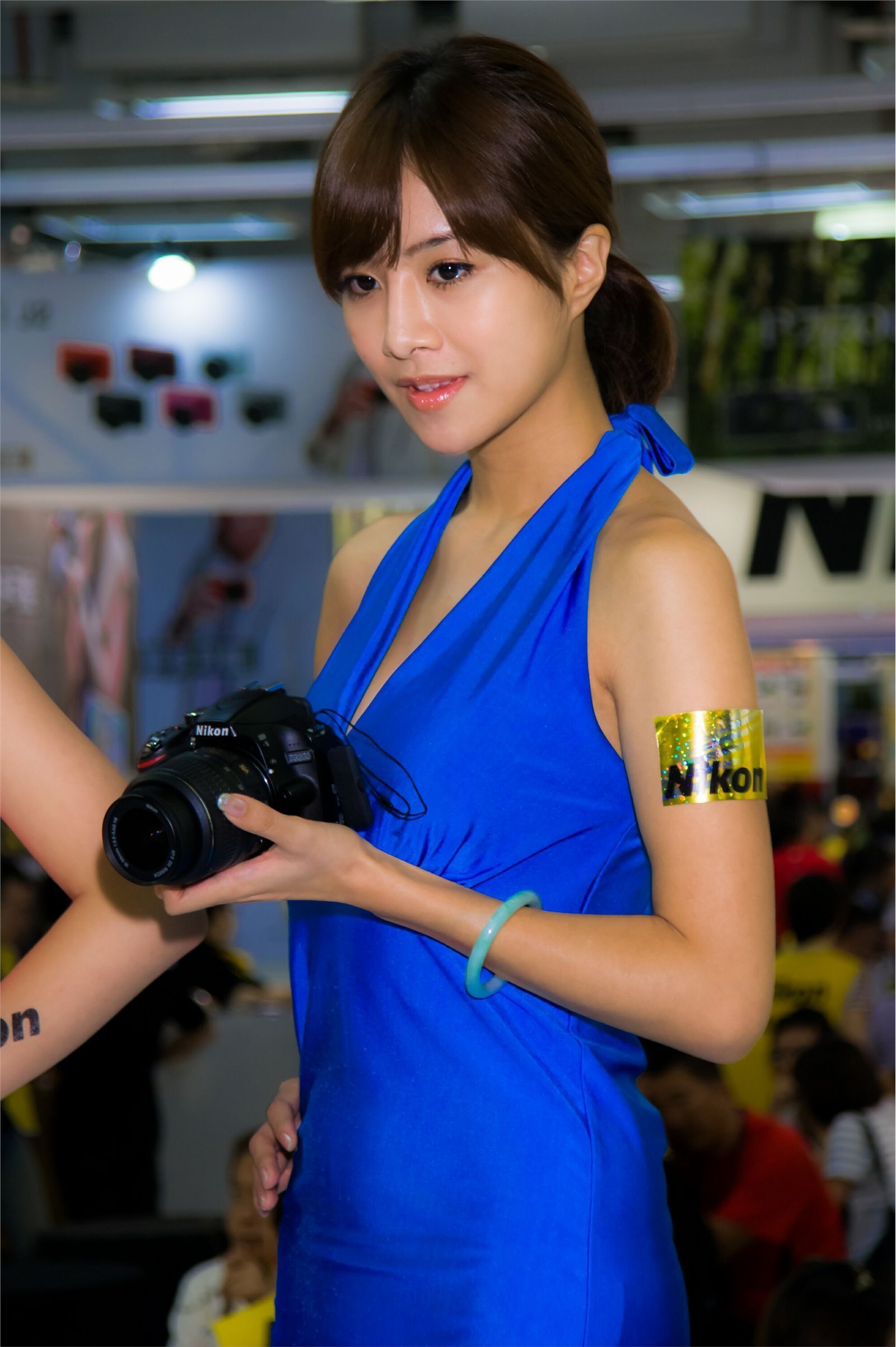 Pictures of domestic models and beauties in 2012 Taipei international digital photography equipment and image exhibition