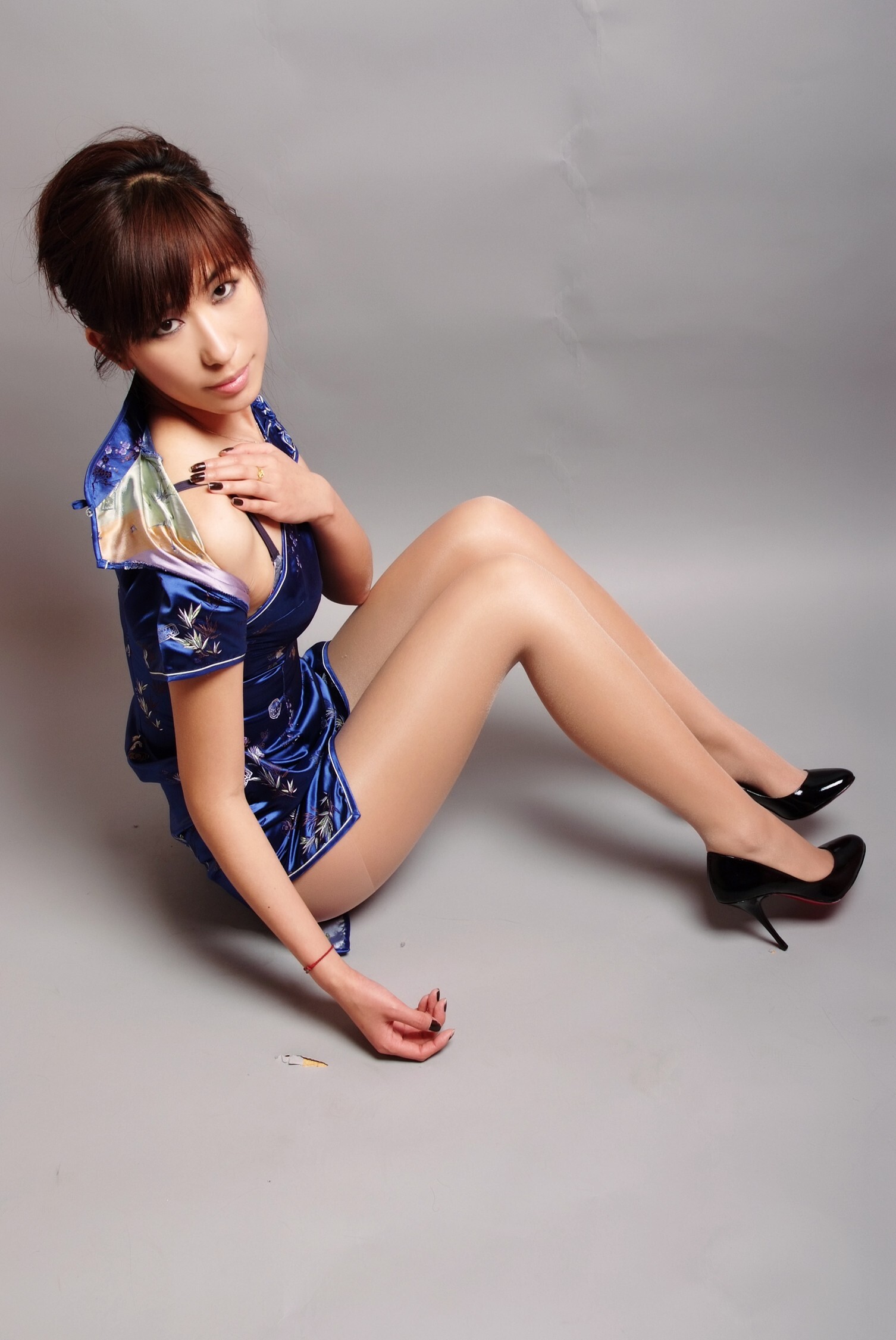 [paimei VIP] little star lovely maid VO2 little AI LAN Qipao VO2