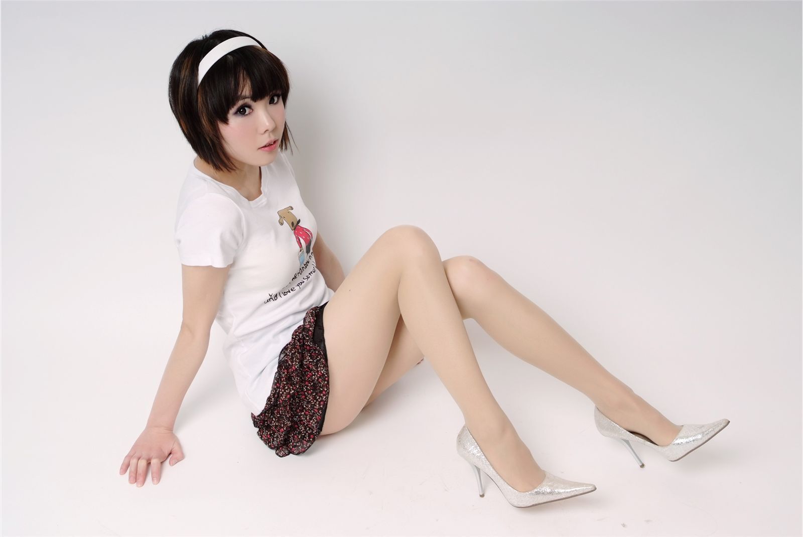 [paimei VIP] Jingjing rabbit girl VO3 Keyi hot pants white dress little snowflake white dress girl