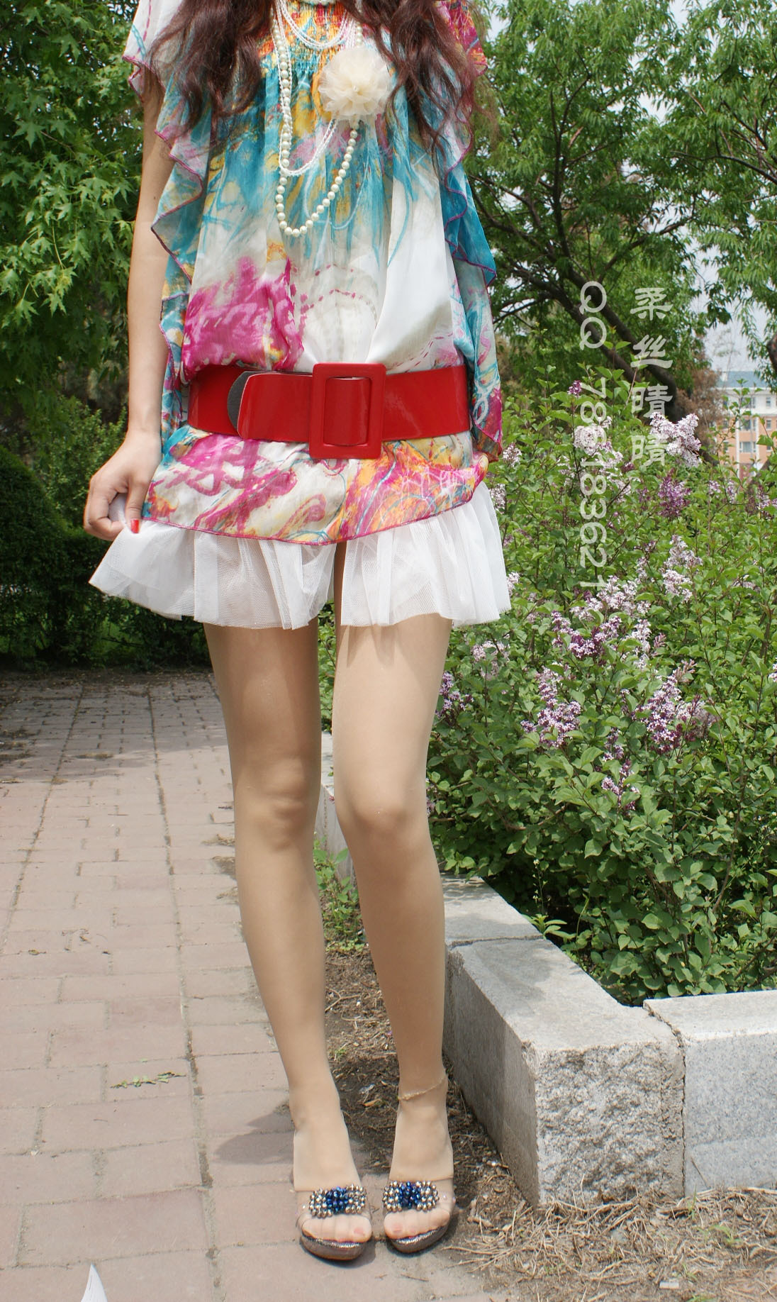 Floral skirt panties, Rousi Qingqing VIP set