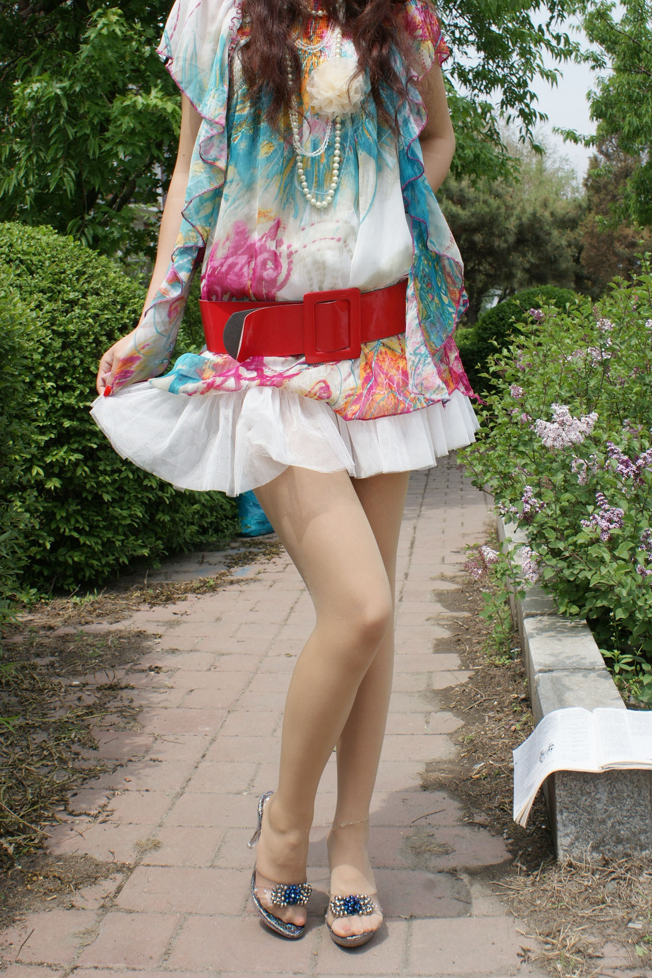 Floral skirt panties, Rousi Qingqing VIP set