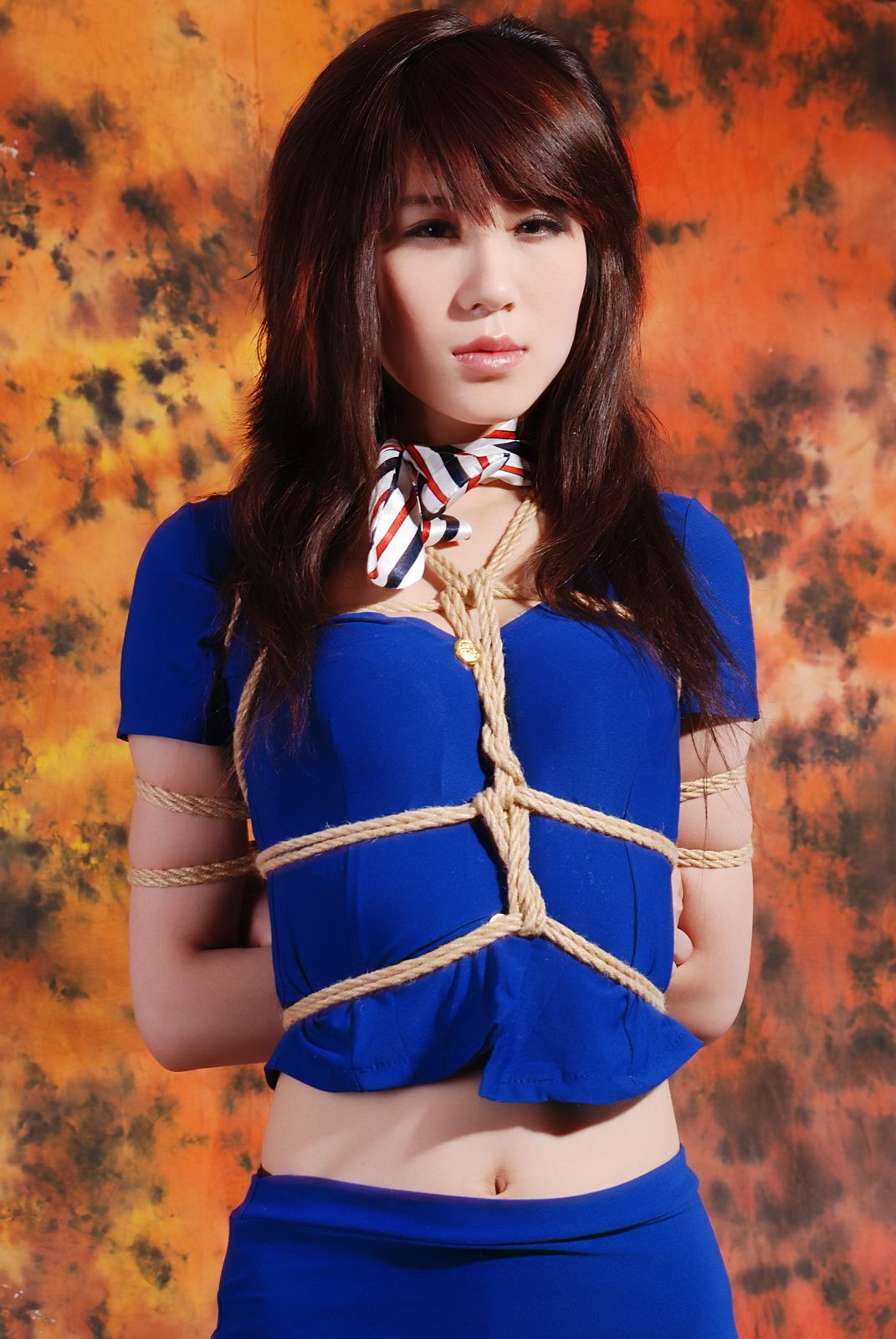 Fashion stewardess model Yuetong