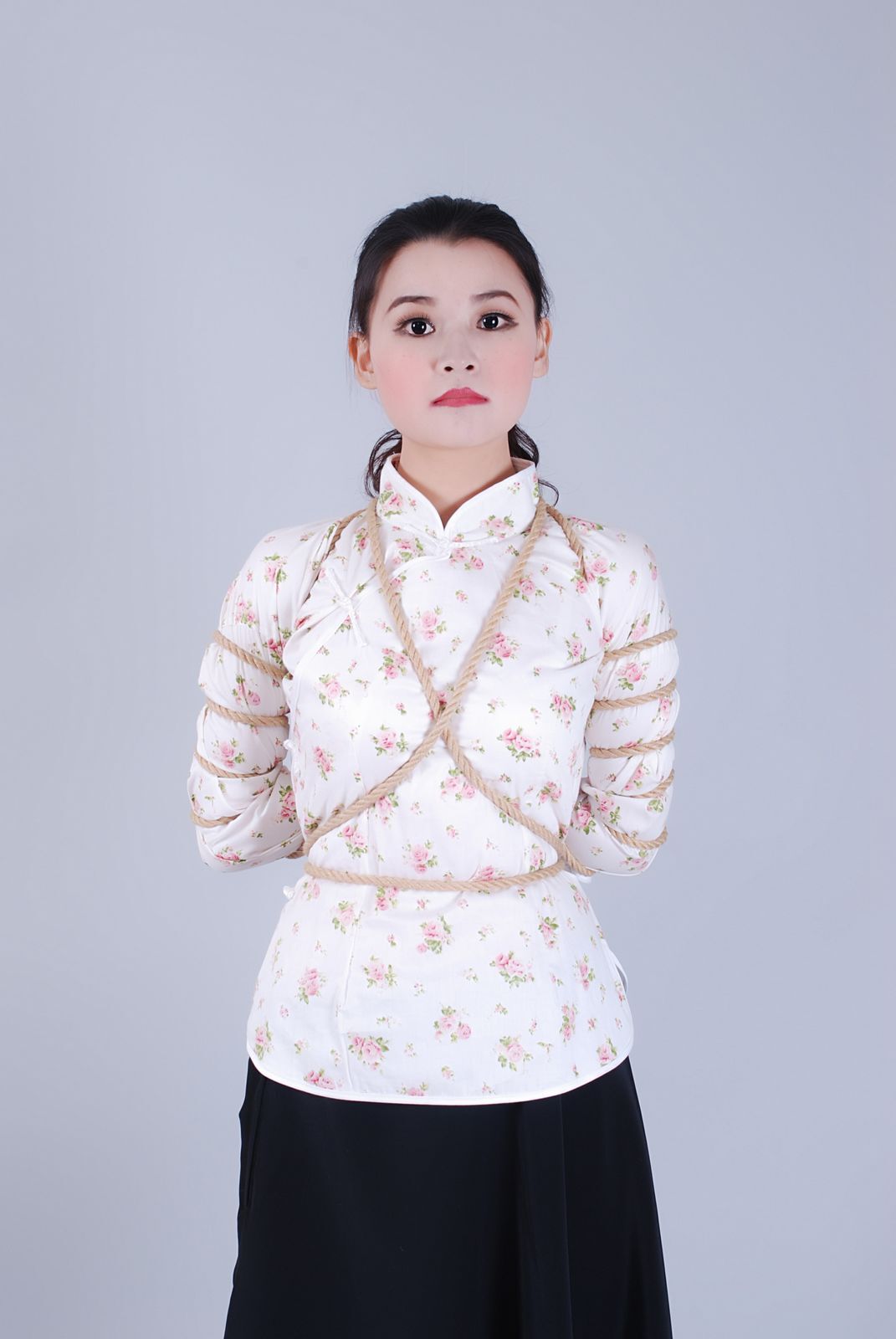 Jiaxin, a captive girl student