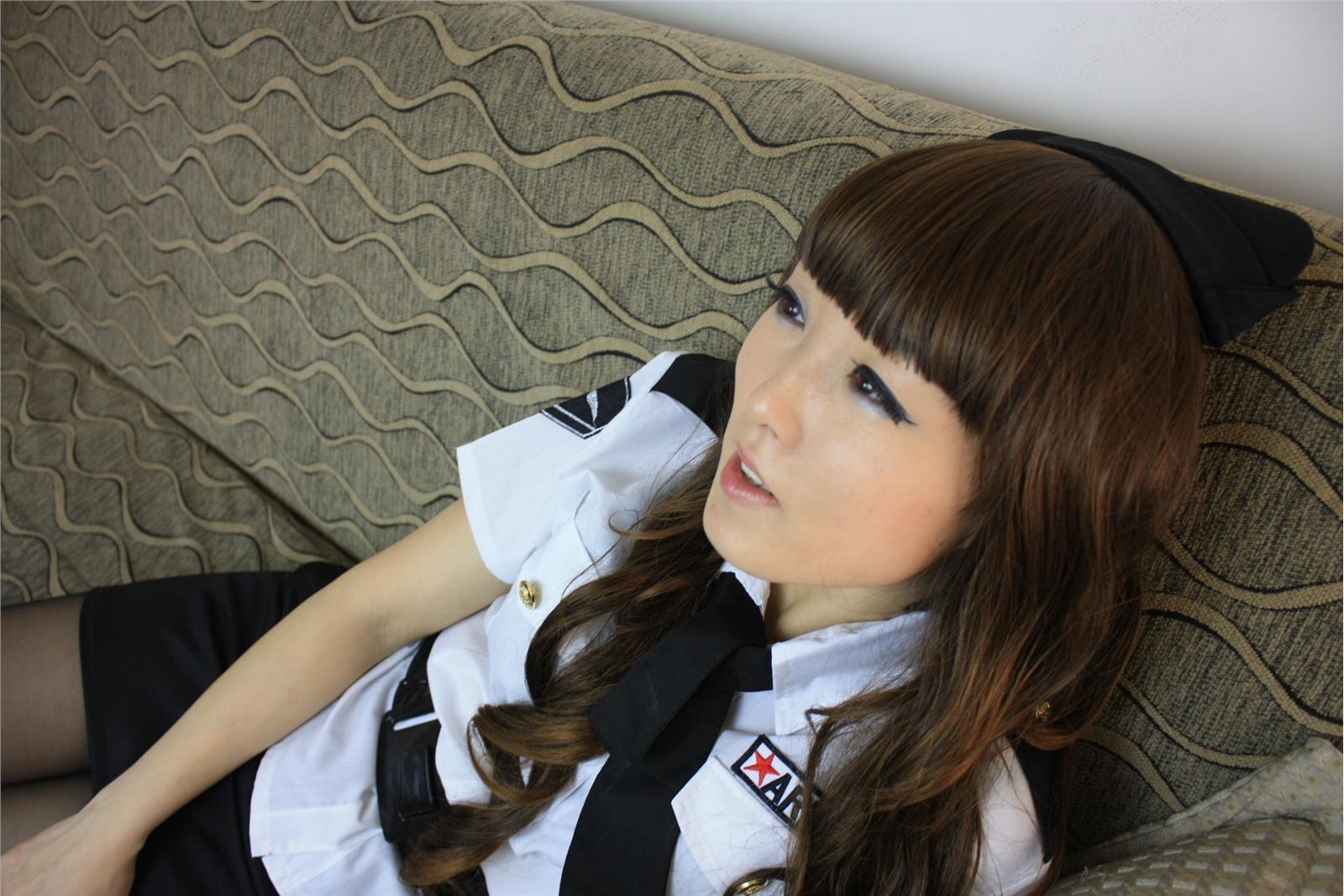 [online collection] 2013.10.20 best stewardess indoor silk stockings show