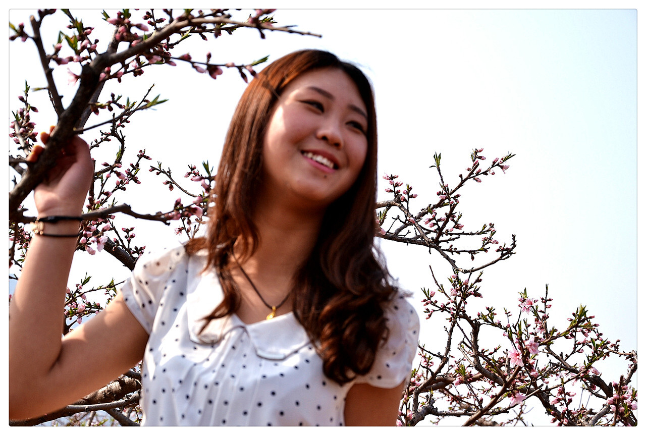 [online collection] on September 15, 2013, peach blossom still smiles, silk stockings are the highlight