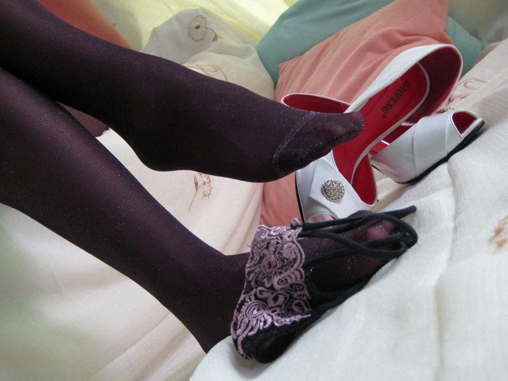 [online collection] 2013.11.23 tempting grape purple stockings