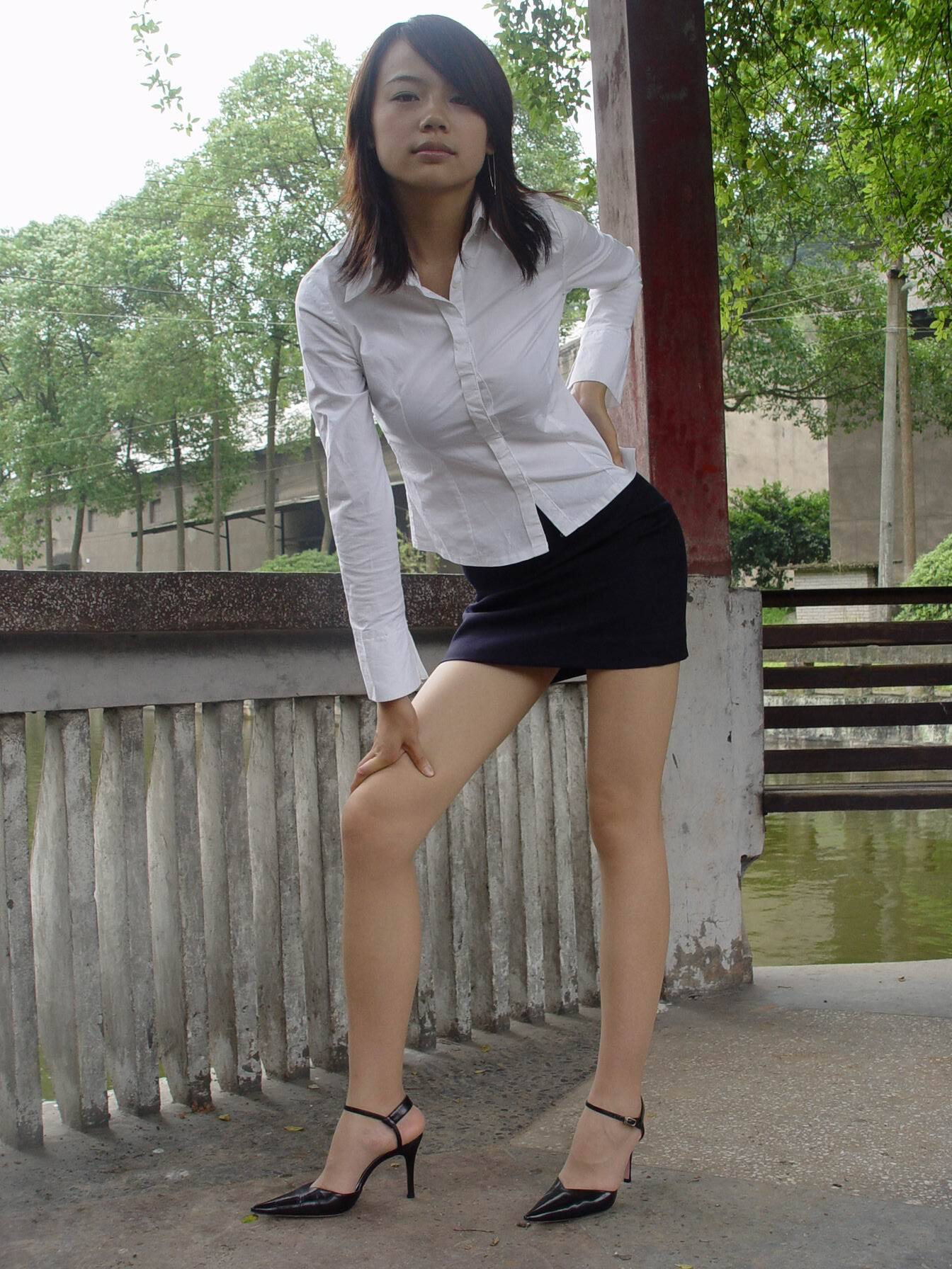 Minmin ol outdoor photo zhonggaoyi leg silk socks