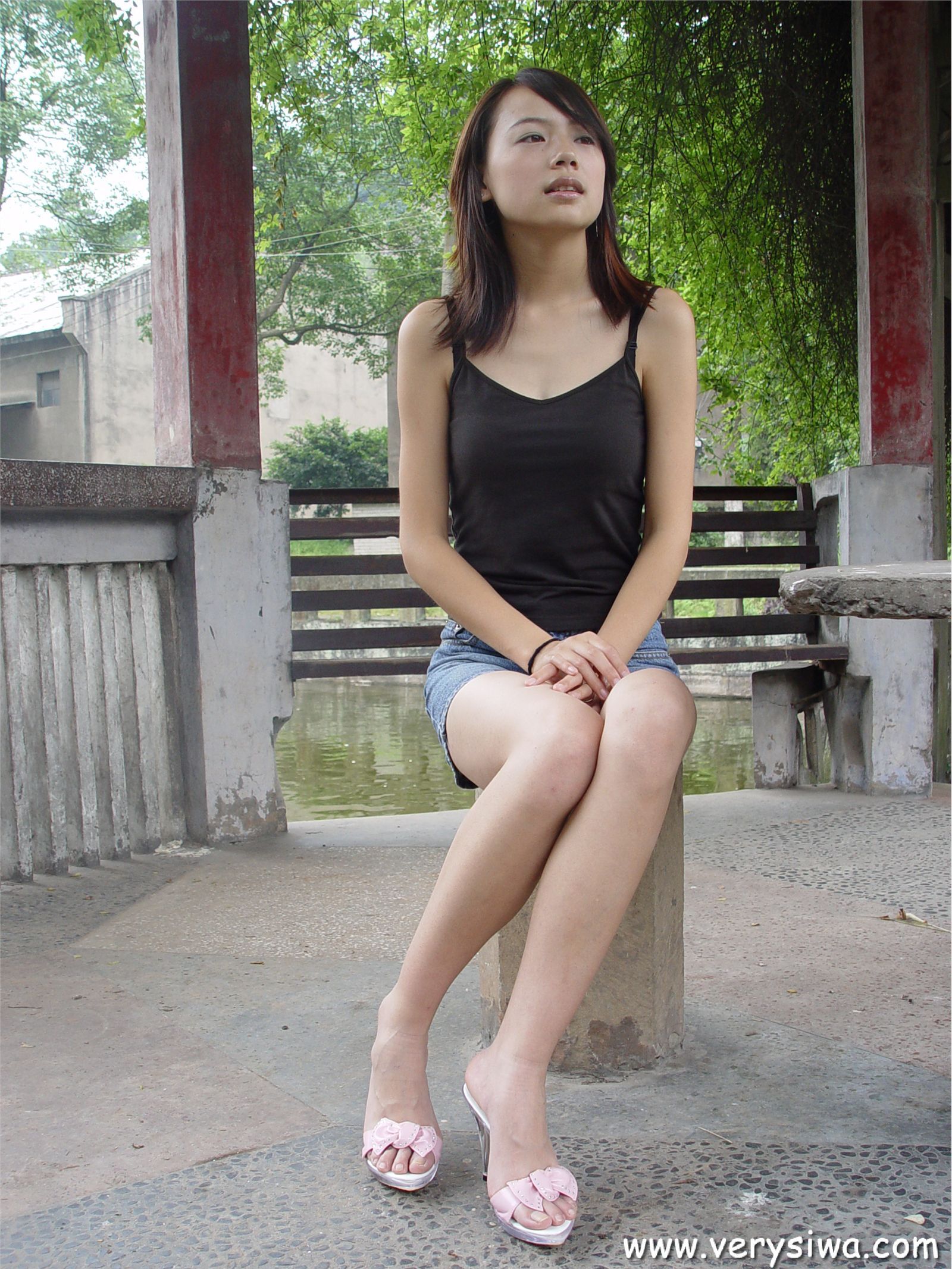 Zhonggaoyi P001 candy domestic silk stockings sexy beauty picture