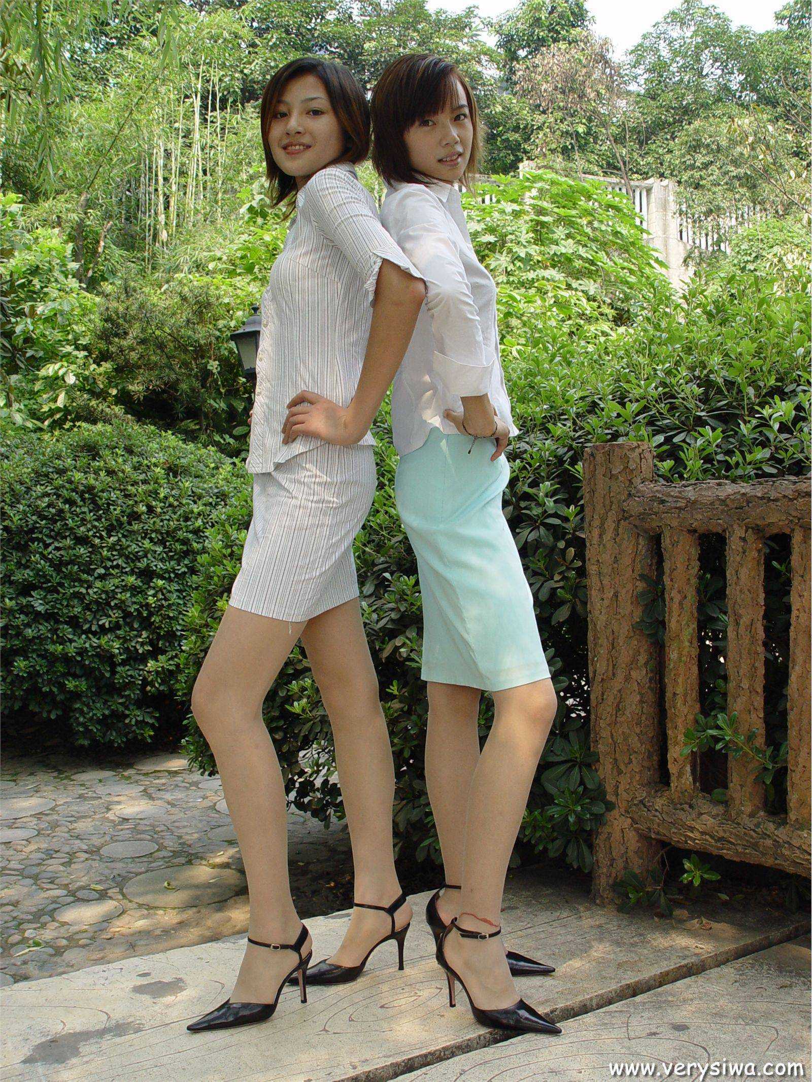 [zhonggaoyi] p003 (candy + Vivian) domestic silk stockings sexy beauty picture