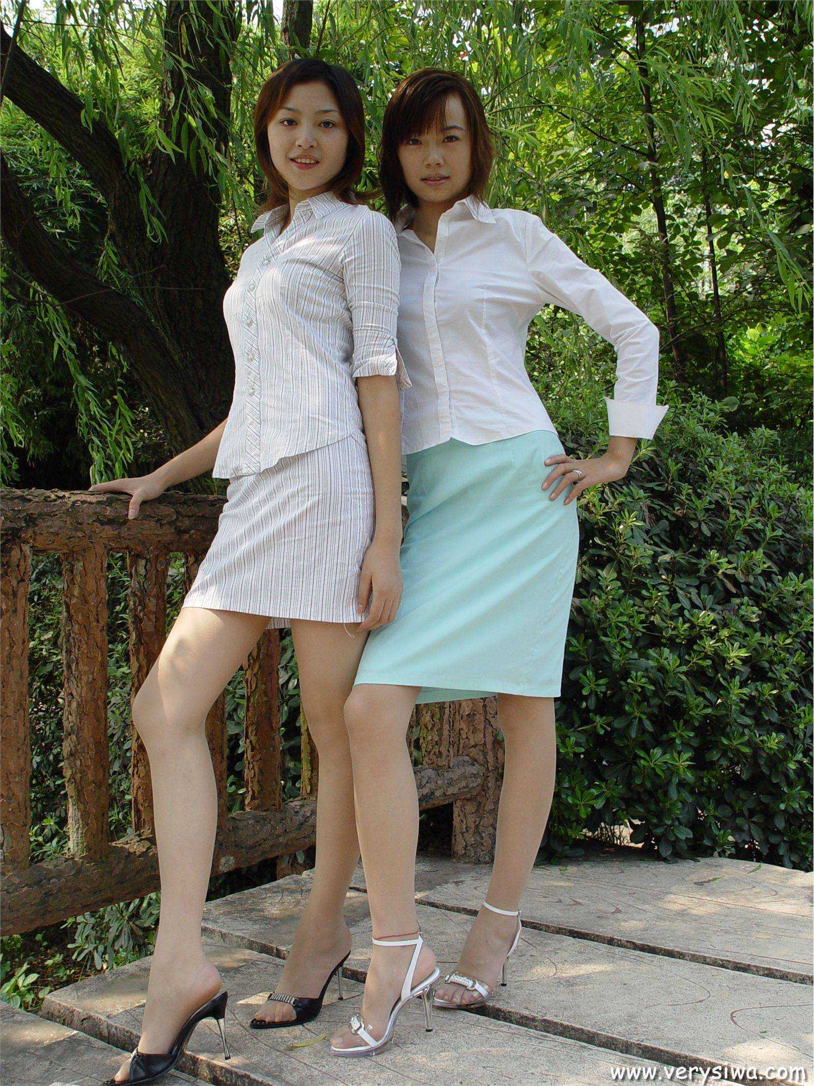 [zhonggaoyi] p003 (candy + Vivian) domestic silk stockings sexy beauty picture