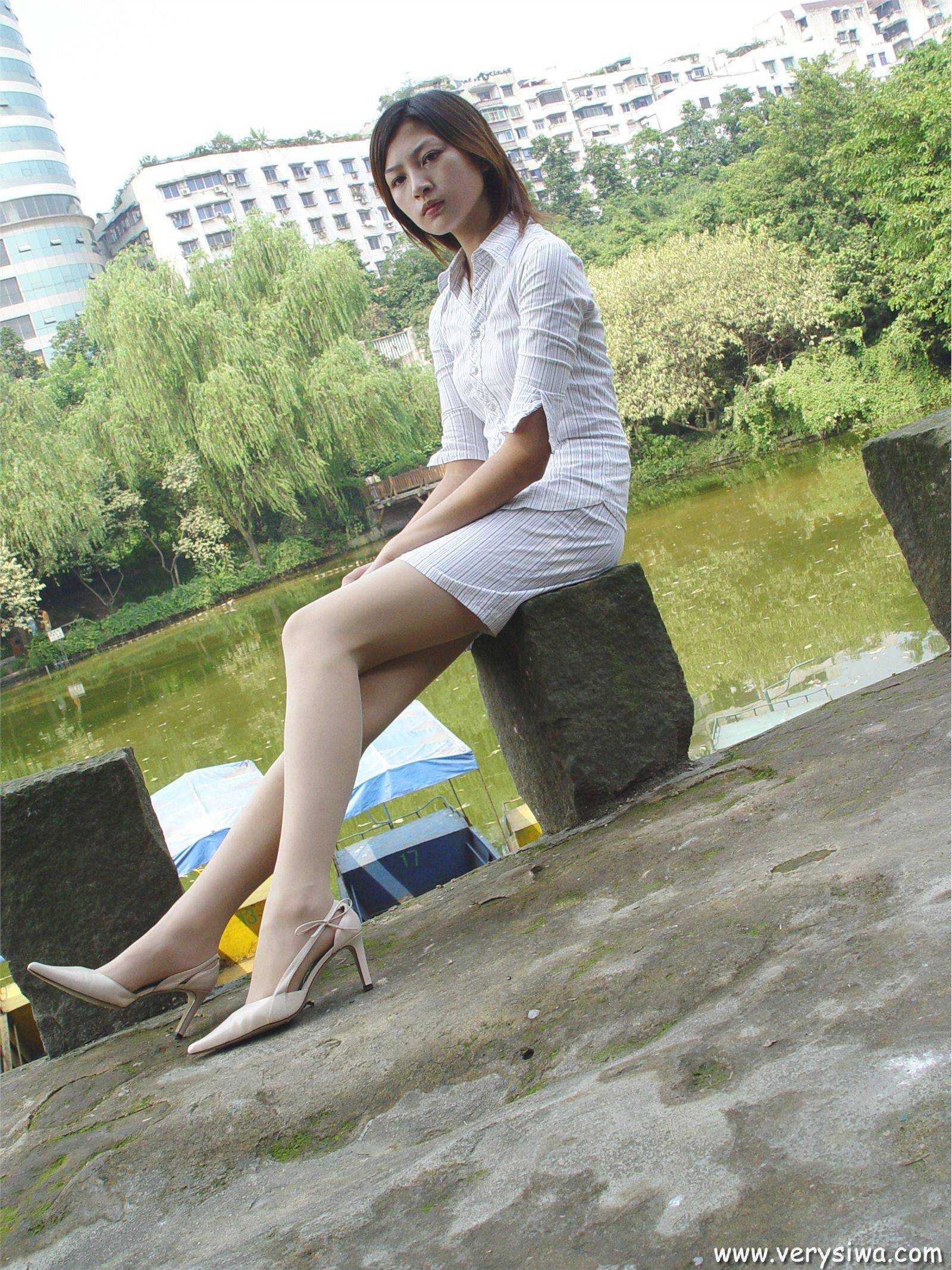 [zhonggaoyi] p003 (candy + Vivian) domestic silk stockings sexy beauty picture