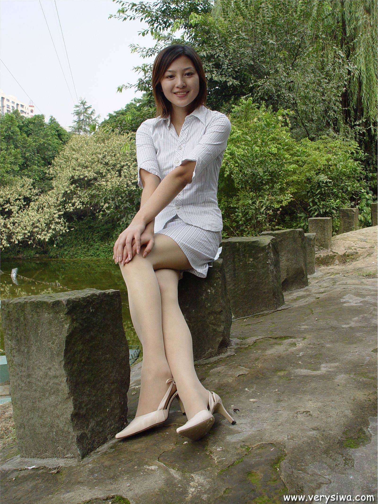 [zhonggaoyi] p003 (candy + Vivian) domestic silk stockings sexy beauty picture