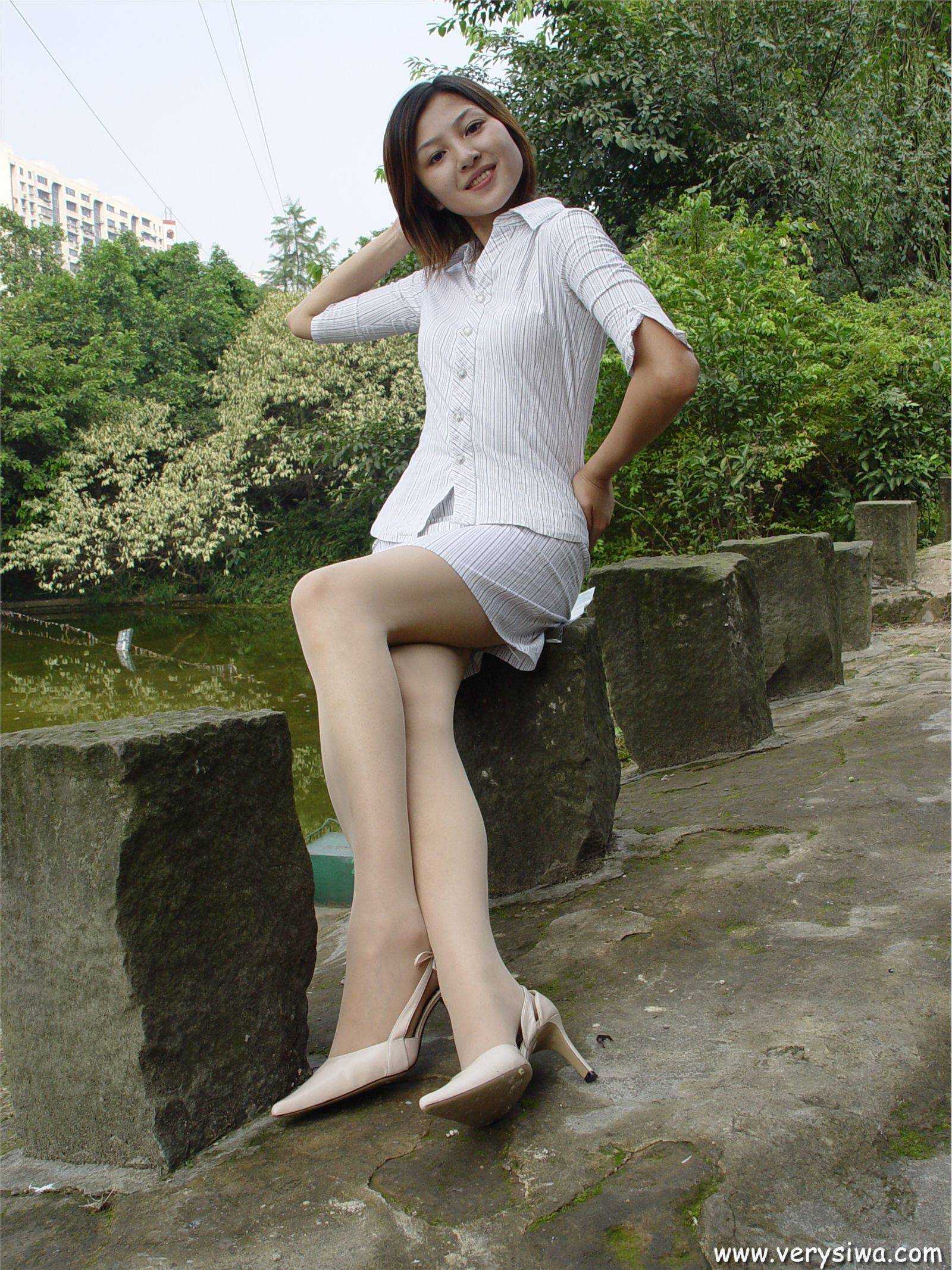 [zhonggaoyi] p003 (candy + Vivian) domestic silk stockings sexy beauty picture