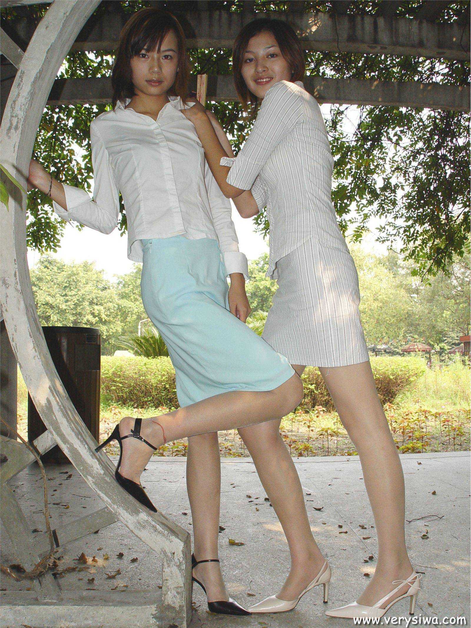 [zhonggaoyi] p003 (candy + Vivian) domestic silk stockings sexy beauty picture