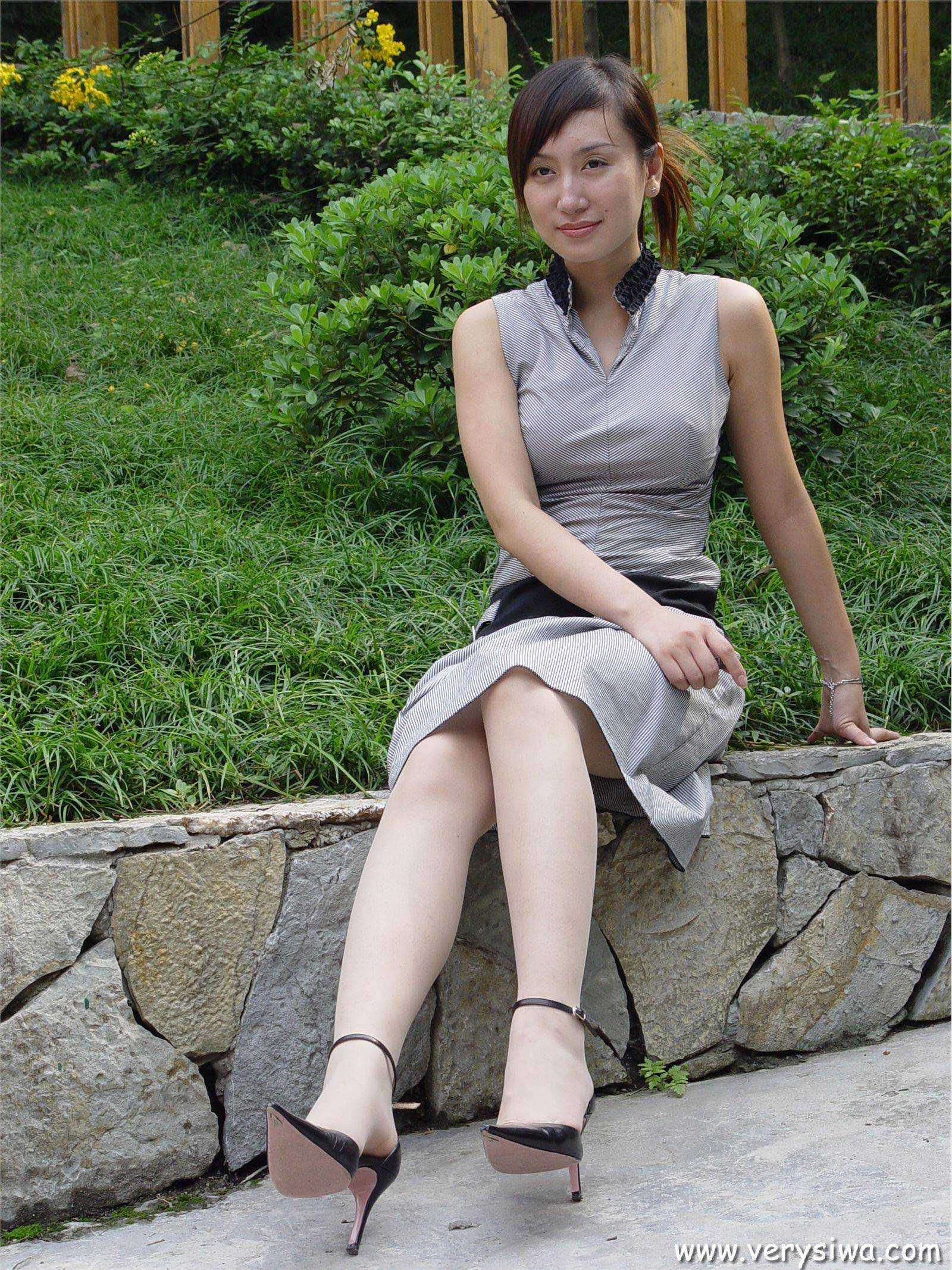 [zhonggaoyi] P005 (Weiwei) sexy stockings beauty picture package download