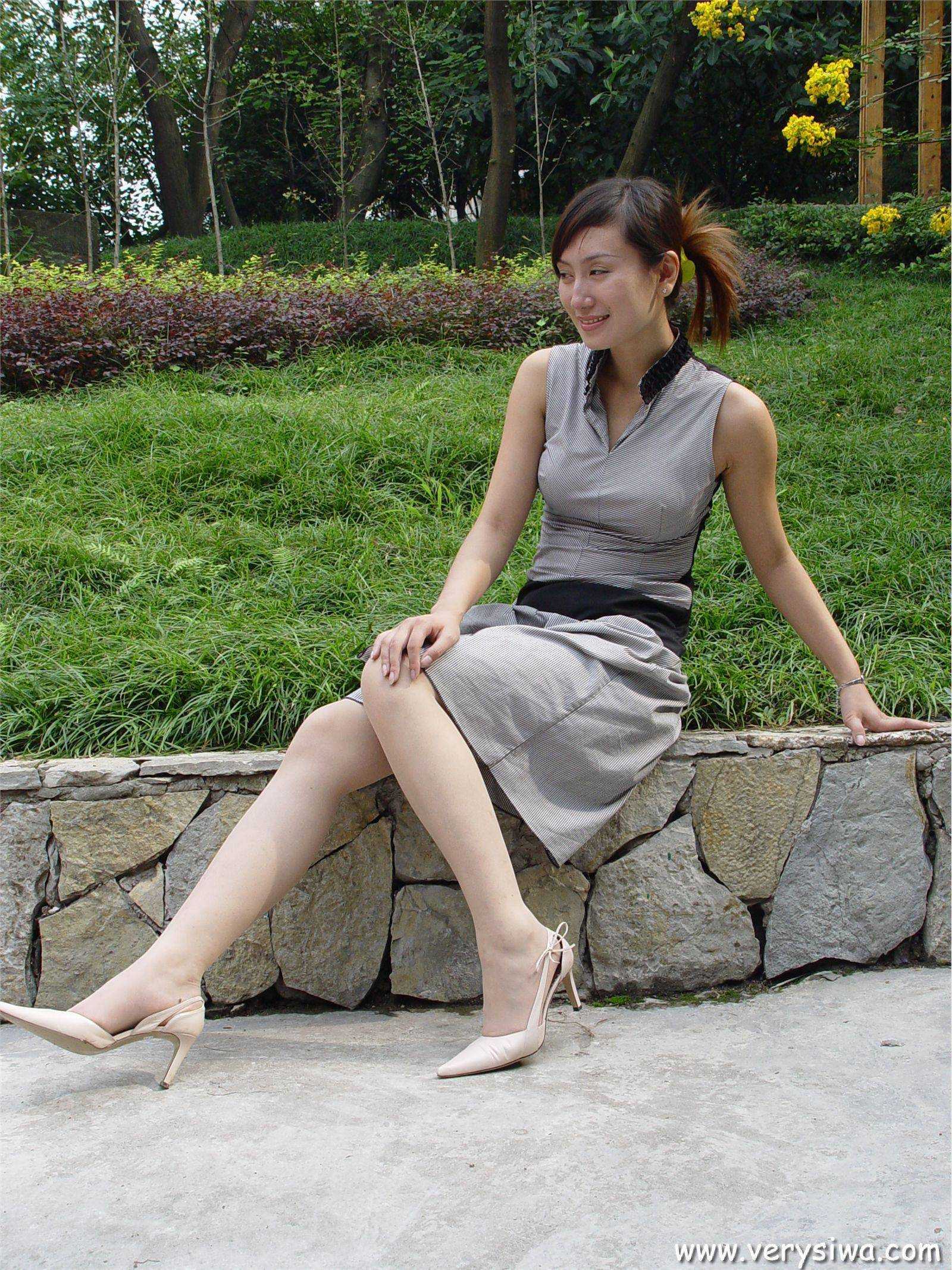 [zhonggaoyi] P005 (Weiwei) sexy stockings beauty picture package download